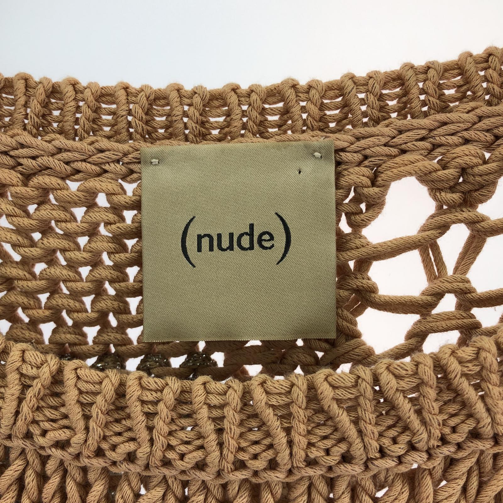 その他トップス nude マルチパターンニット ベージュ