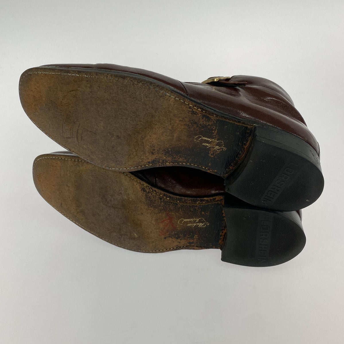 ブーツ FLORSHEIM IMPERIAL 80s モンクストラップレザーブーツ 10 ブラウン