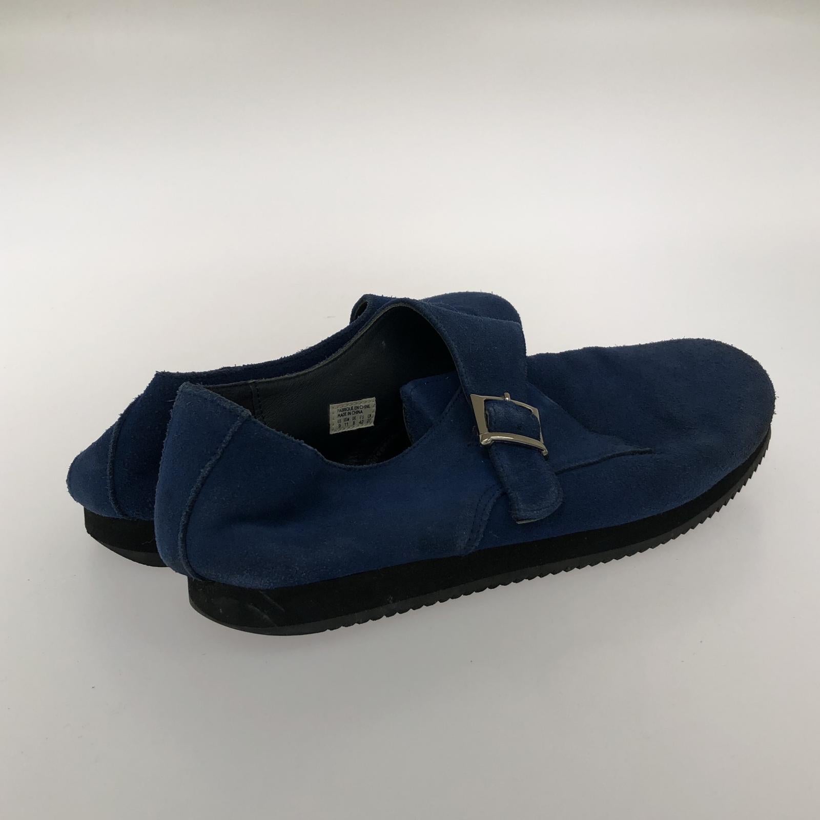 スニーカー × suicoke MONK STRAP SHOES 青 (27.0cm) 27cm (US9 UK8 1/2 EU44)