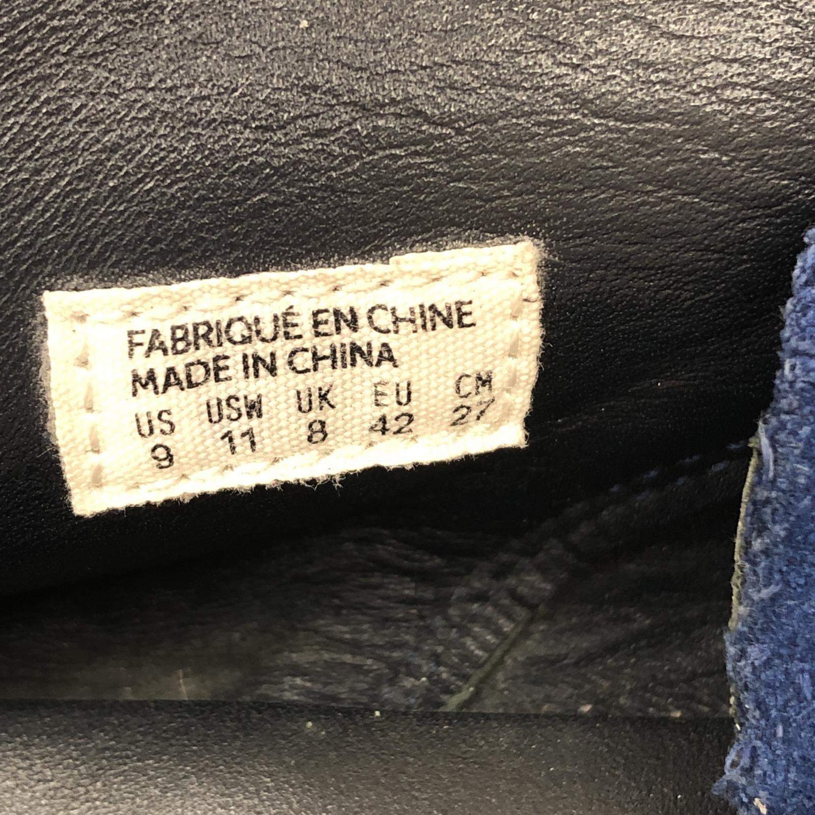 スニーカー × suicoke MONK STRAP SHOES 青 (27.0cm) 27cm (US9 UK8 1/2 EU44)