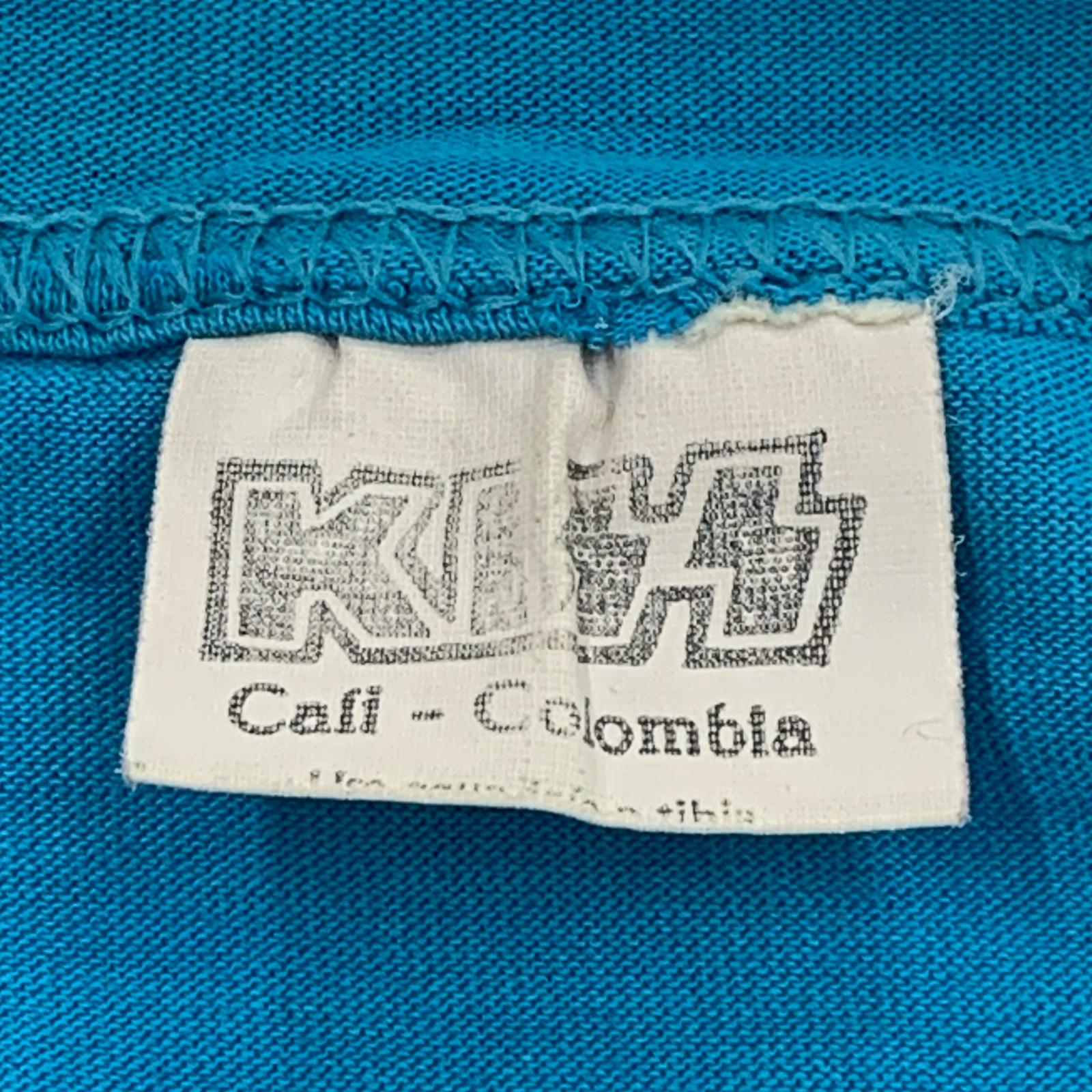 その他トップス OLD KISS MI VALLE DEL CAUCA PRINT S/Sカットソー ブルー ブルー