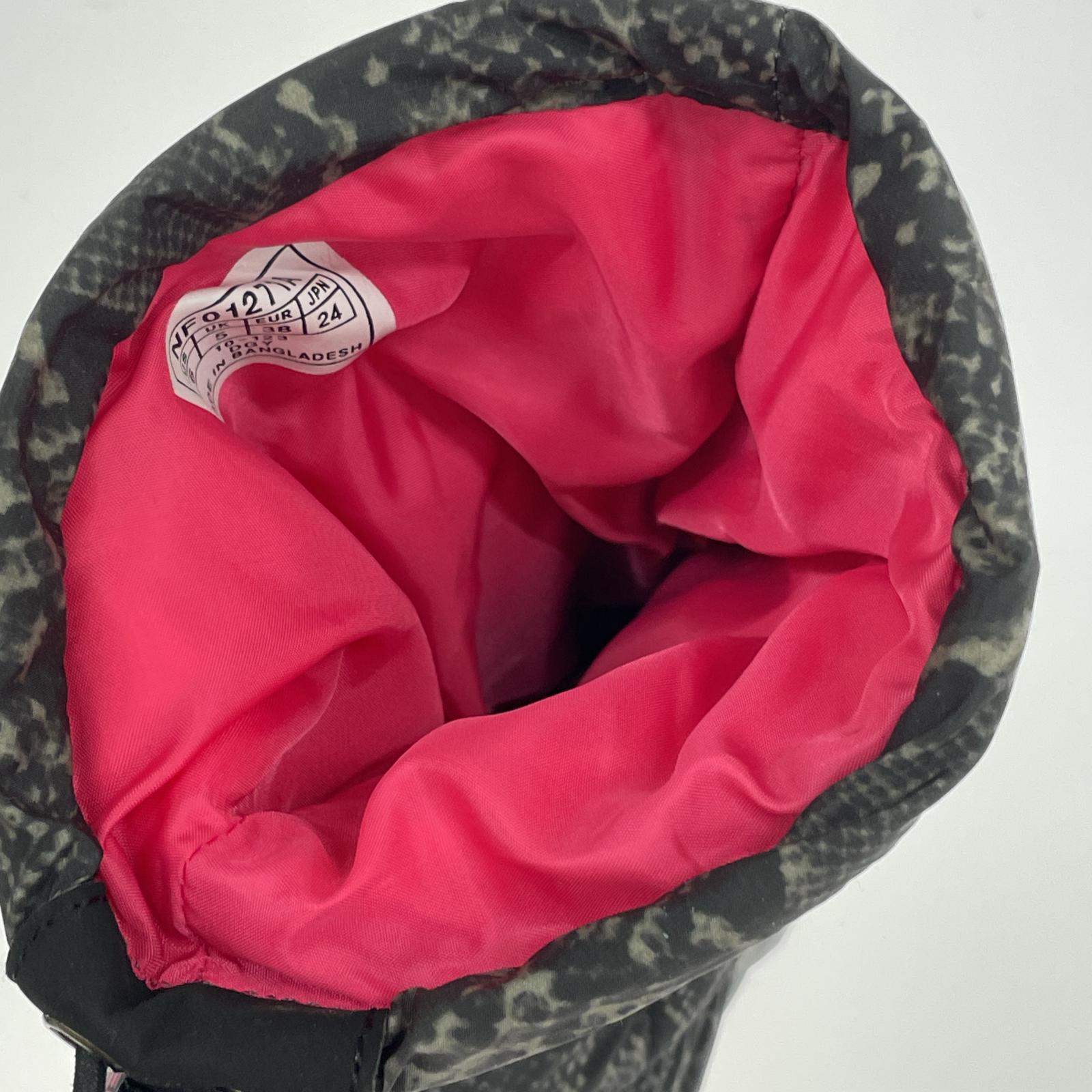 ブーツ THE NORTH FACE×atmos NUPTSE BOOTIE 24cm (US6 UK5 1/2 EU38) ブラック
