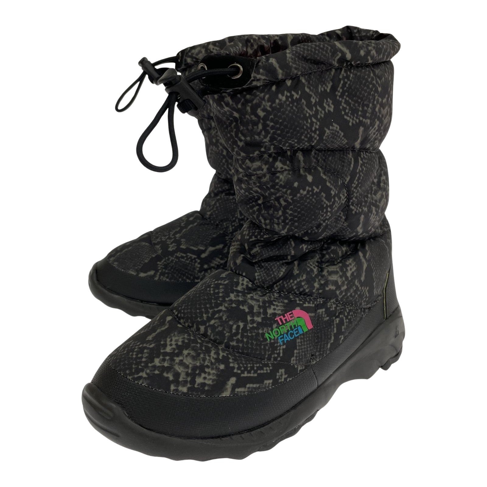 ブーツ THE NORTH FACE×atmos NUPTSE BOOTIE 24cm (US6 UK5 1/2 EU38) ブラック