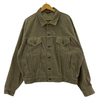 その他アウター LENO CORDUROY BIG TRUCKER JACKET(2) 2 カーキ