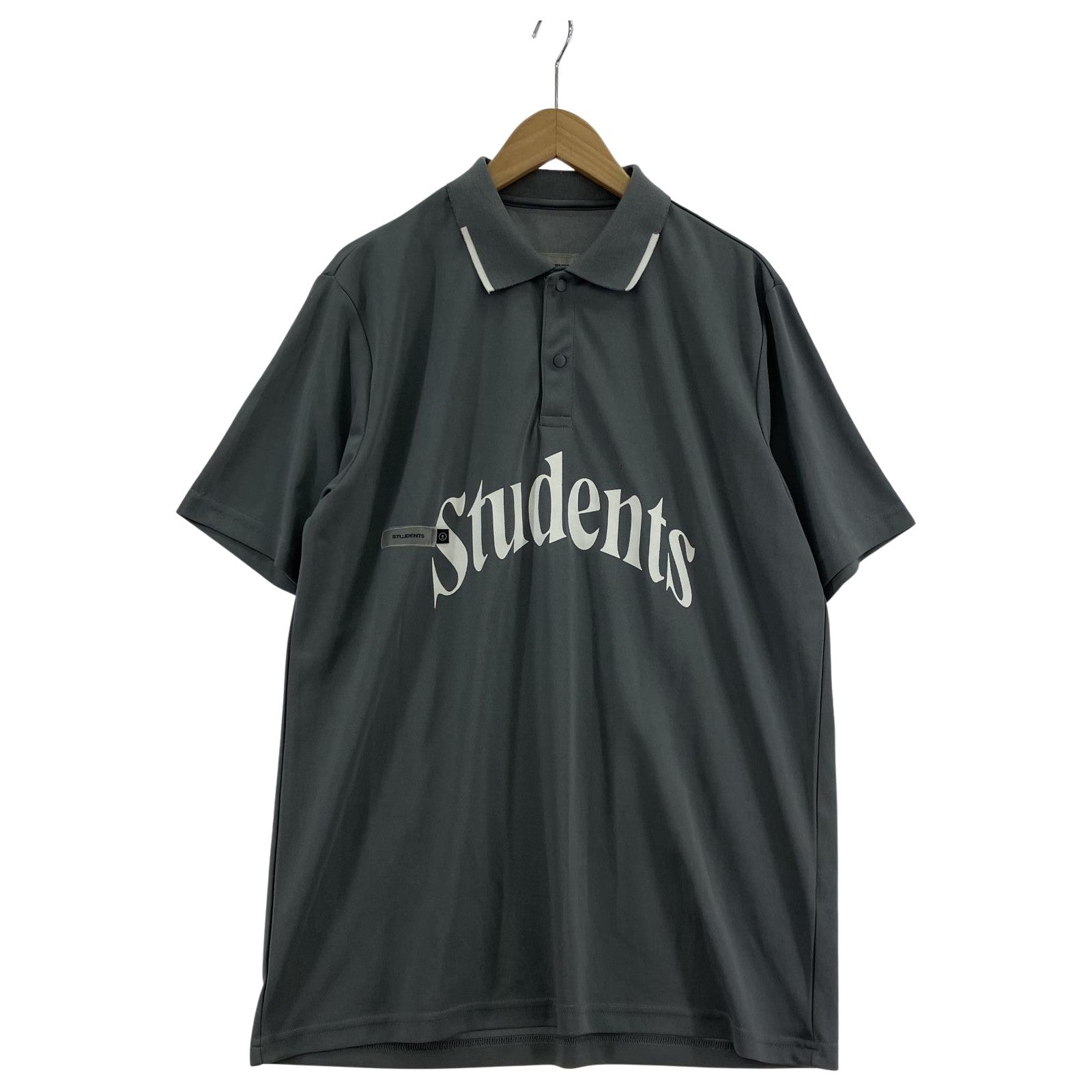 ポロシャツ STUDENT GOLF F・ピケポロ L L グレー