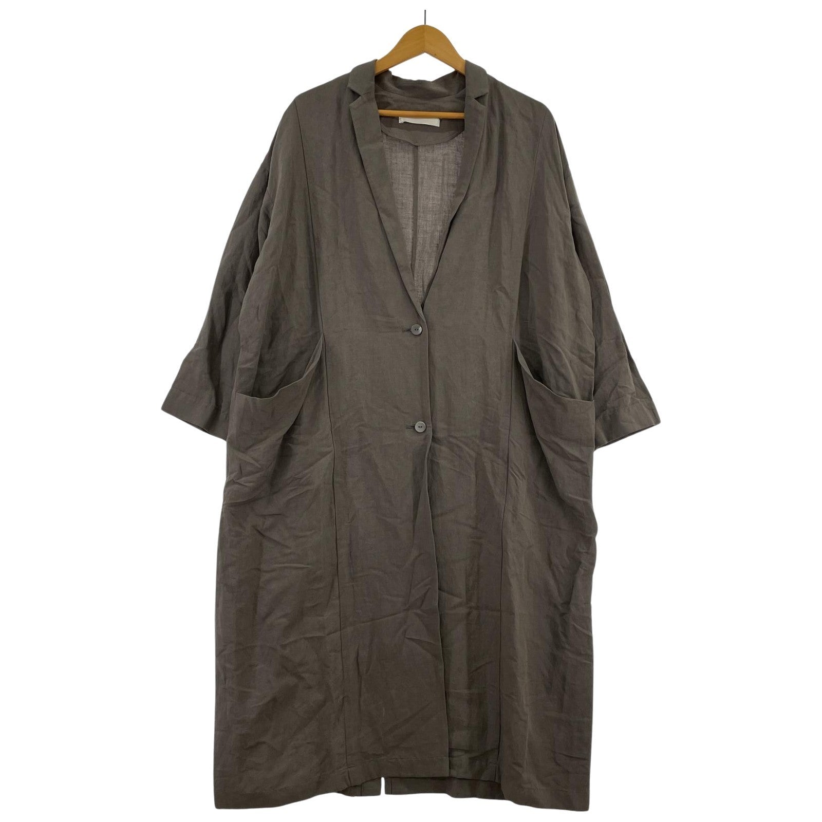 その他アウター evam eva bamboo linen jacket 1 1 グレー