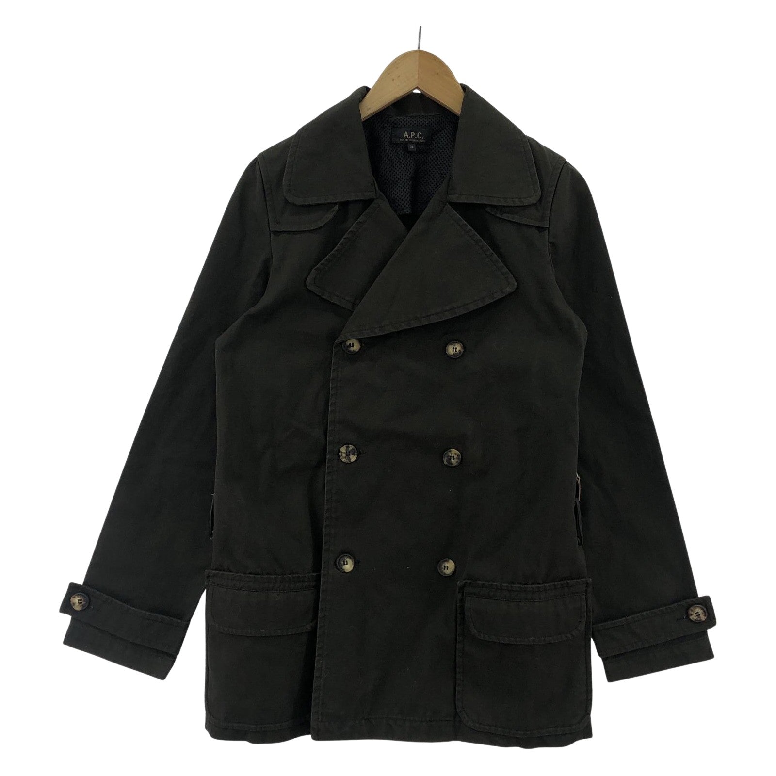 その他アウター A.P.C. ショートトレンチコート ブラウン (38) ブラウン