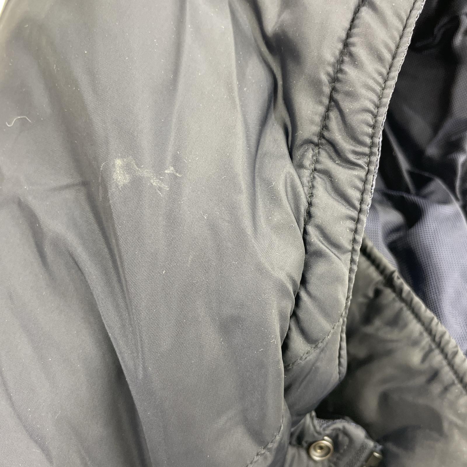 その他アウター G-STAR RAW フード付き ダウンベスト 紺 L ネイビー