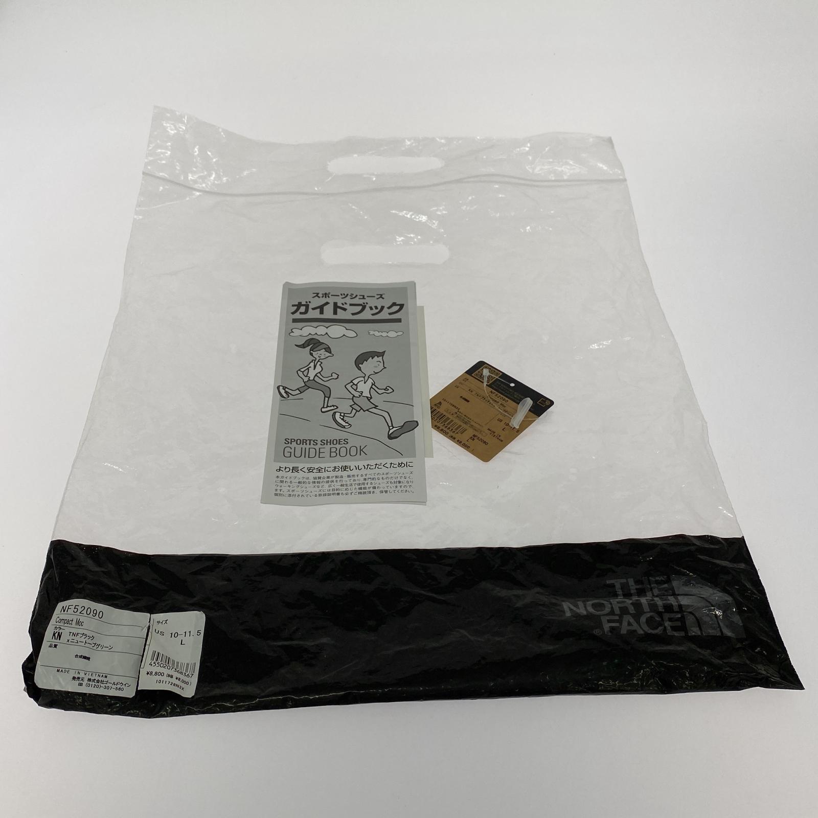 その他靴 THE NORTH FACE コンパクトモック NF52090/ブラック×グリーン