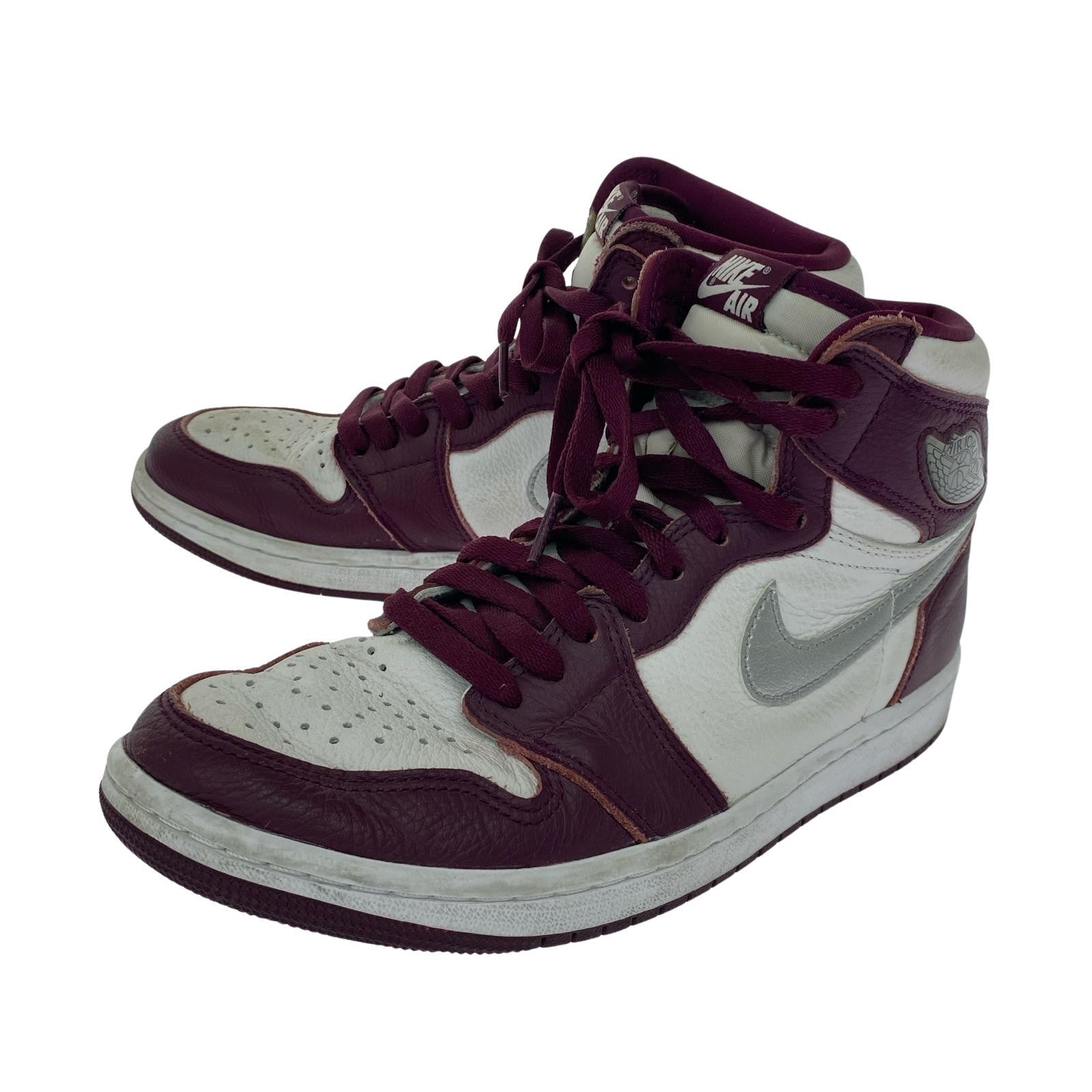 スニーカー NIKE Air Jordan 1 High OG Bordeaux 25.0 555088-611 25cm (US7 UK6 1/2 EU40)