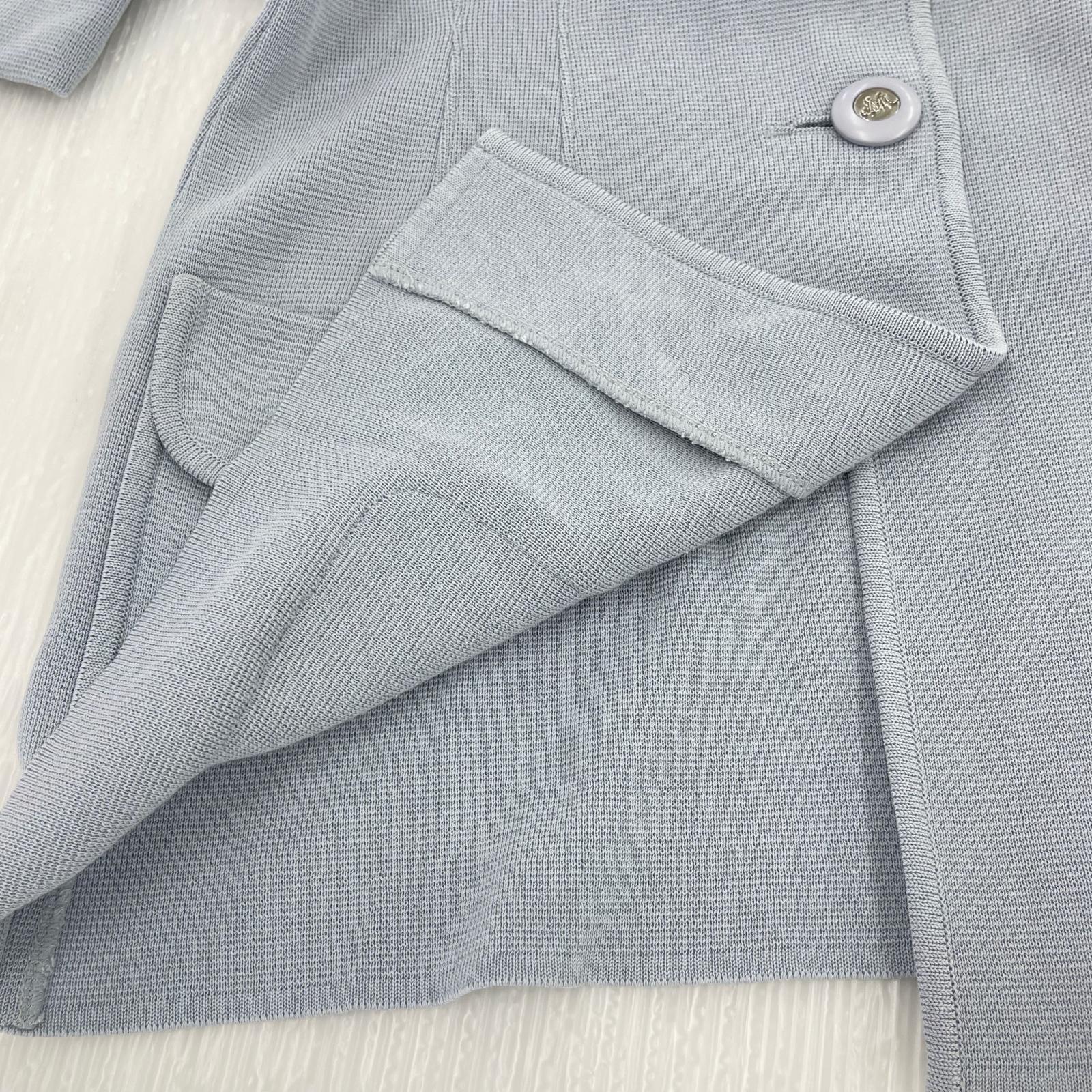 その他トップス FOXEY BOUTIQUE S/Sニットジャケット 水