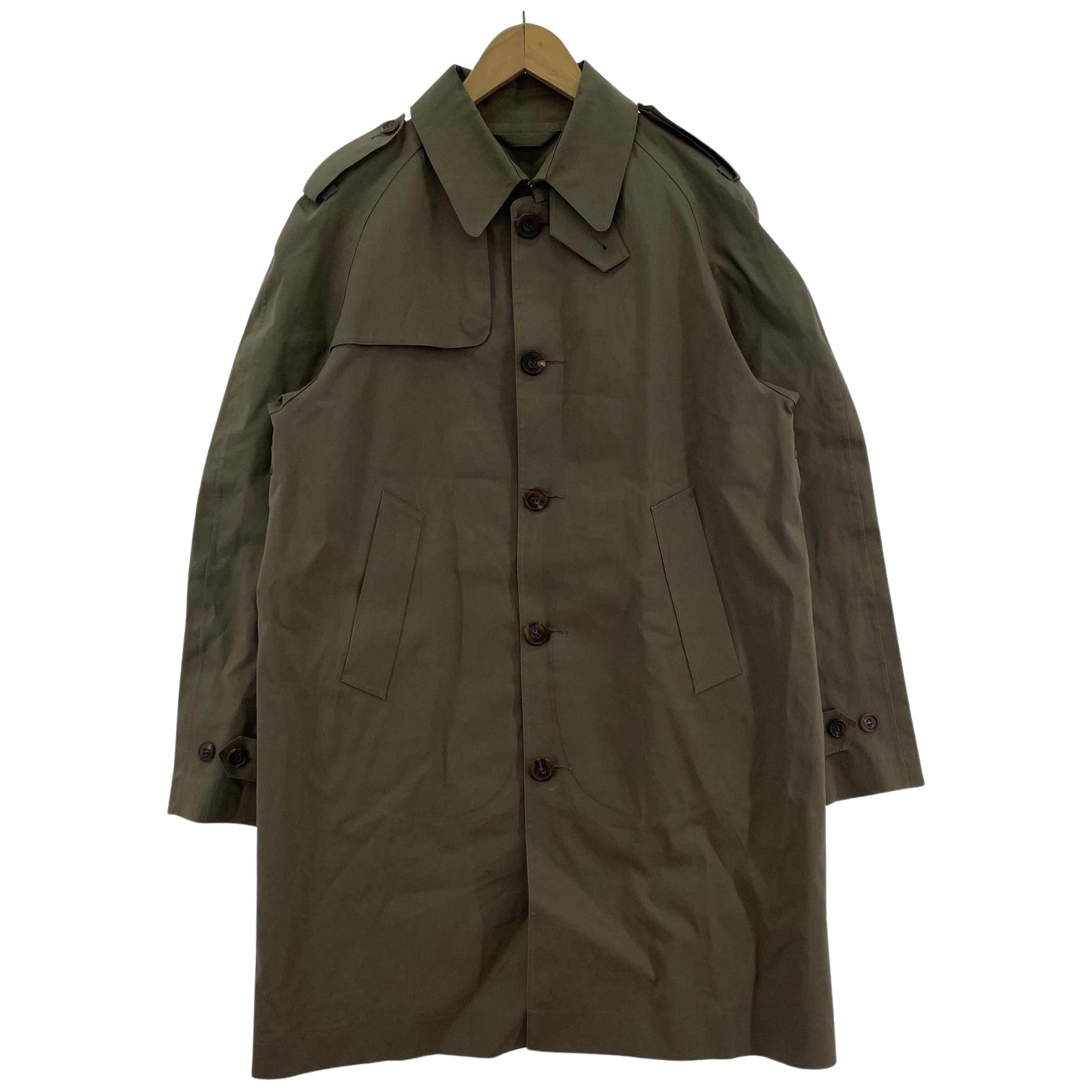 その他アウター E.TAUTZ×MACKINTOSH ゴム引き シングル トレンチコート カーキ カーキ