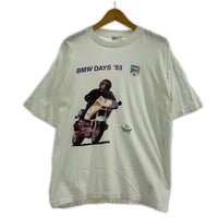 その他トップス 90s BMW bike tee 白 XXL ホワイト