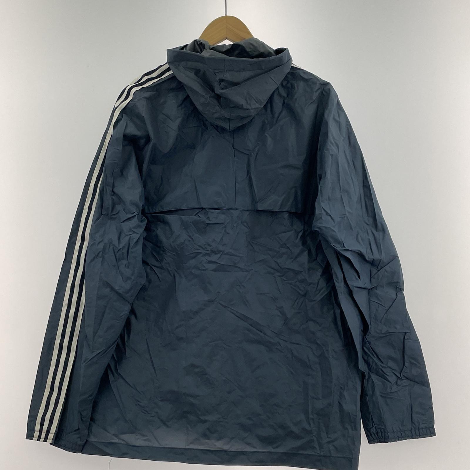 ジャケット 70s adidas Nylon Hooded Jacket BLU VENTEX社製 ブルー