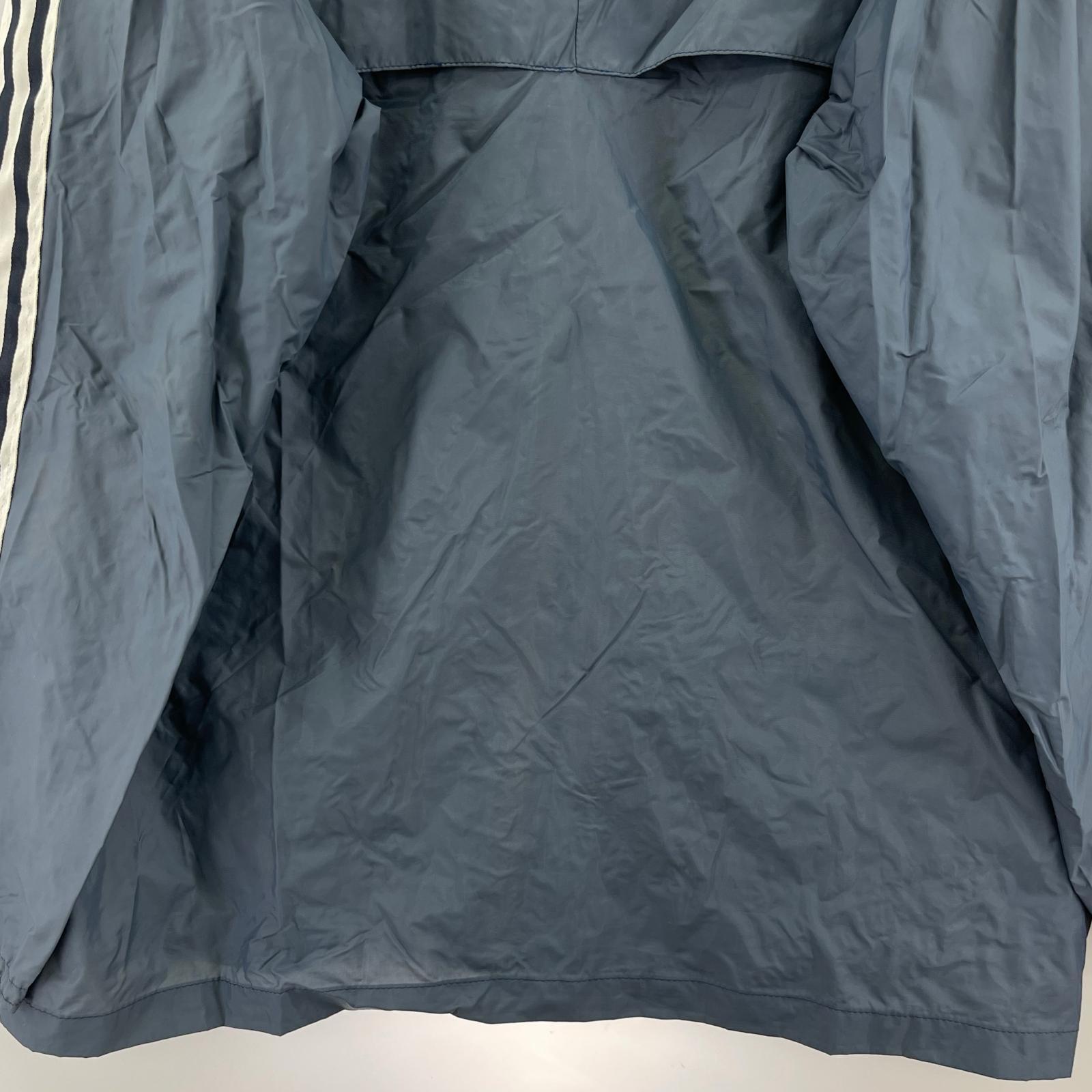 ジャケット 70s adidas Nylon Hooded Jacket BLU VENTEX社製 ブルー