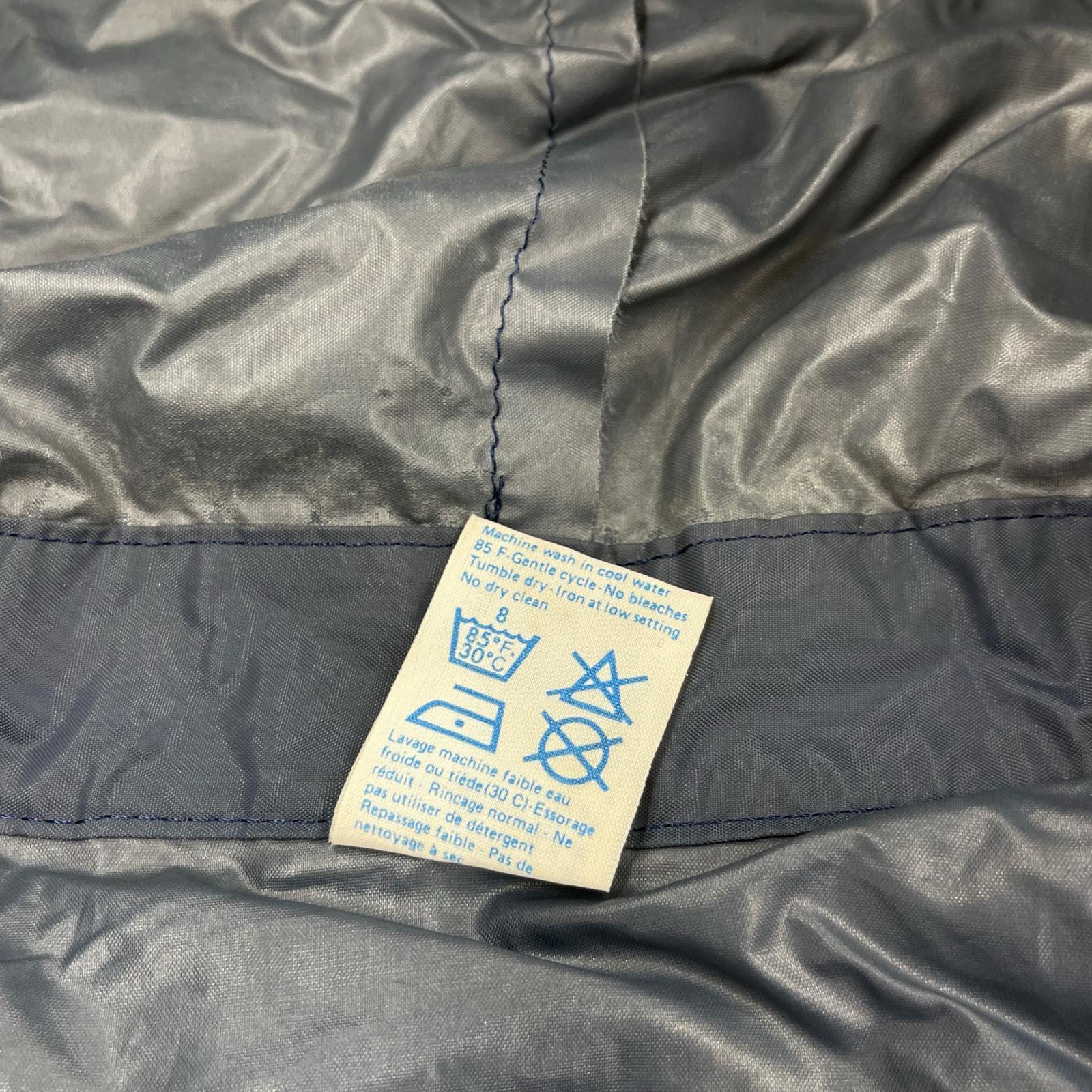 ジャケット 70s adidas Nylon Hooded Jacket BLU VENTEX社製 ブルー