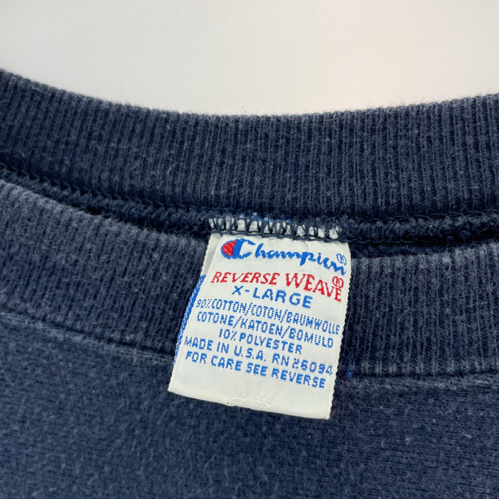 その他トップス Champion/90s/カレッジロゴ/REVERSE WEAVE/XL/USA製 ネイビー