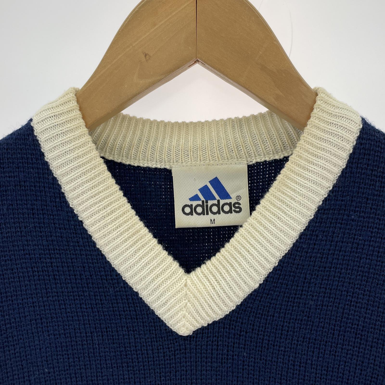 その他トップス 90s adidas デサント製 ニットワンピース M M ブルー