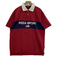 その他トップス PIZZA SKATEBOARDS パロディ ラガーシ レッド