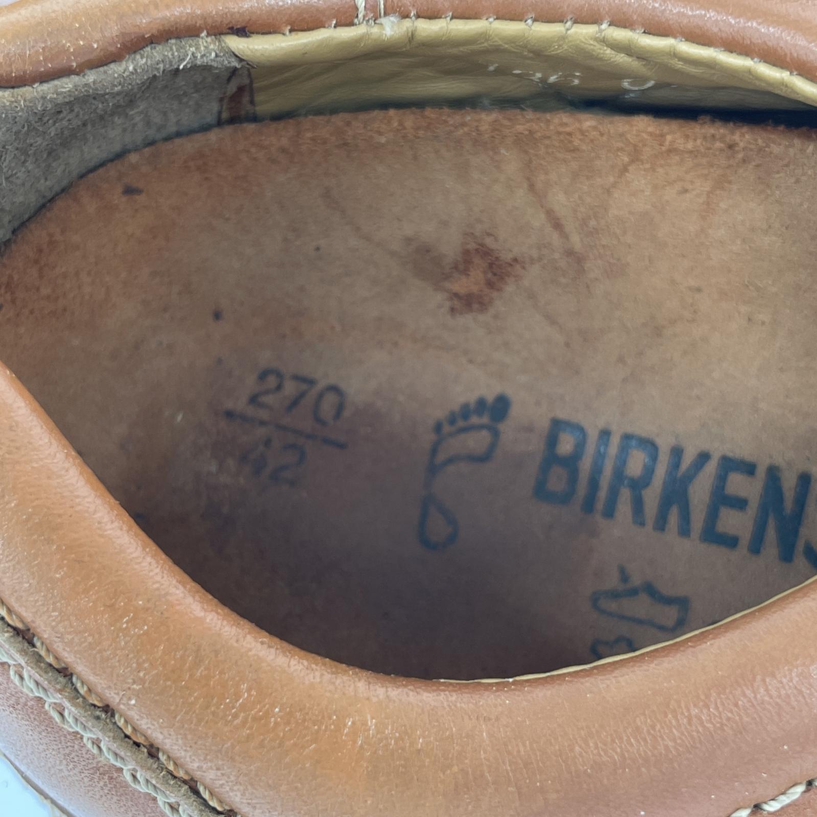 ブーツ BIRKENSTOCK バンクーバー レザー レースアップシューズ (27.0cm) 27cm (US9 UK8 1/2 EU44) ブラウン