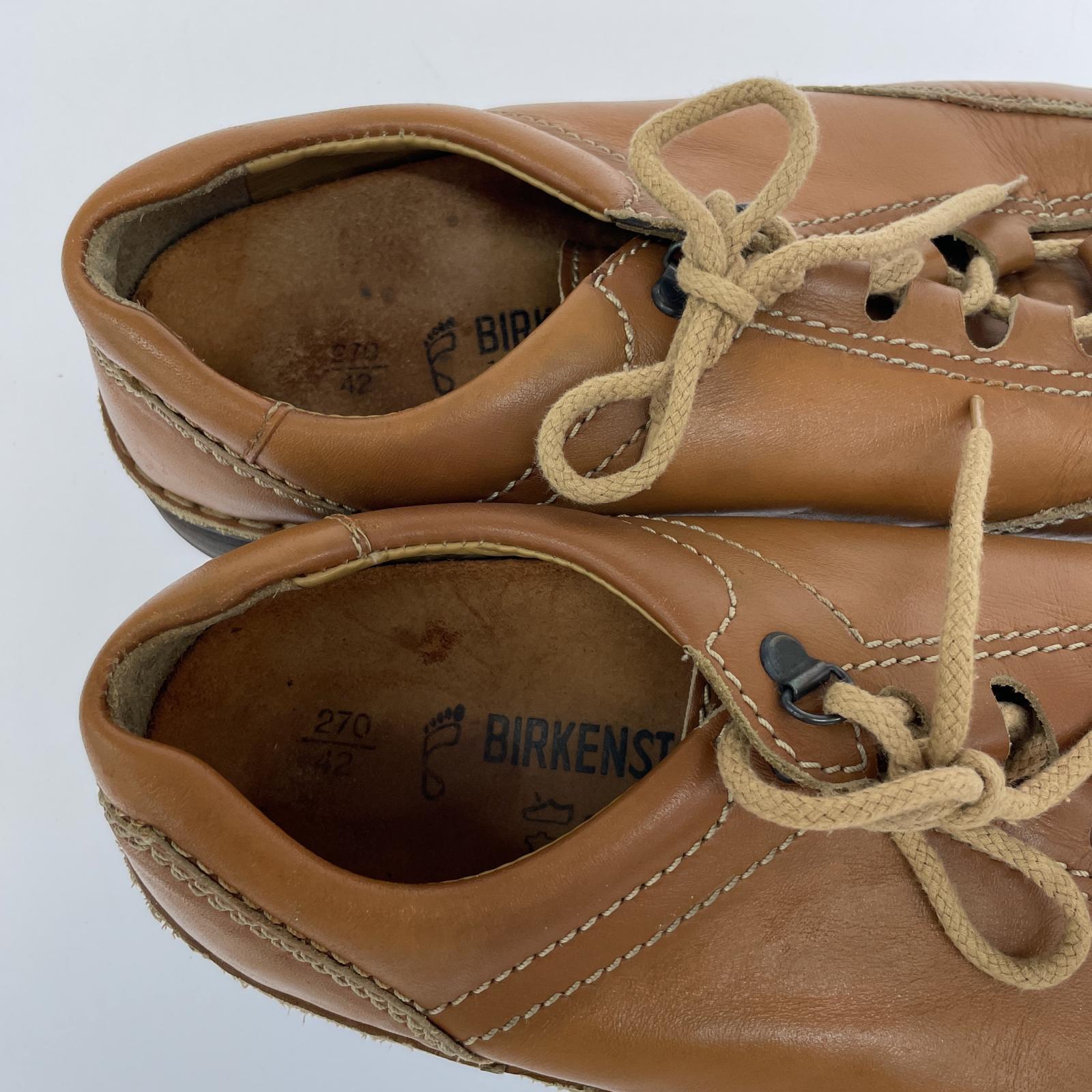 ブーツ BIRKENSTOCK バンクーバー レザー レースアップシューズ (27.0cm) 27cm (US9 UK8 1/2 EU44) ブラウン