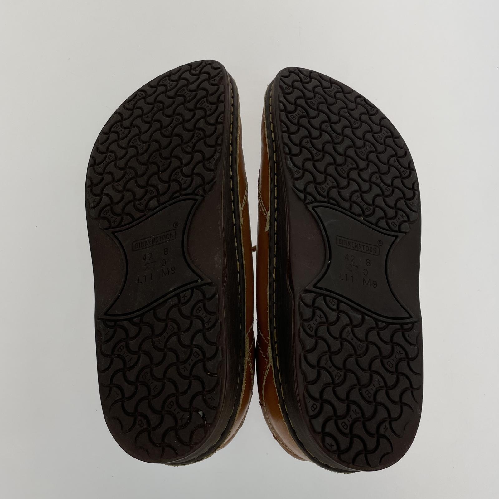 ブーツ BIRKENSTOCK バンクーバー レザー レースアップシューズ (27.0cm) 27cm (US9 UK8 1/2 EU44) ブラウン