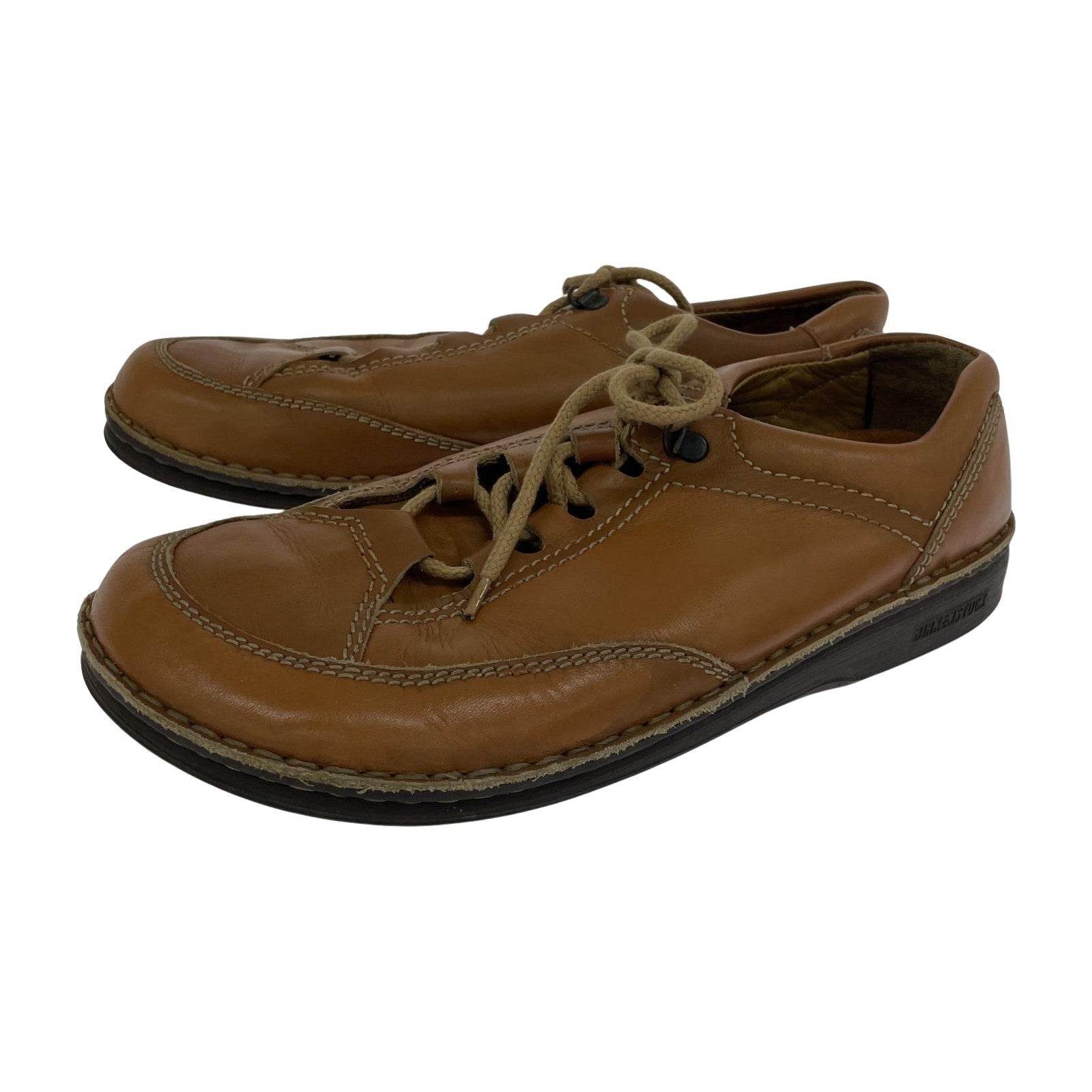 ブーツ BIRKENSTOCK バンクーバー レザー レースアップシューズ (27.0cm) 27cm (US9 UK8 1/2 EU44) ブラウン