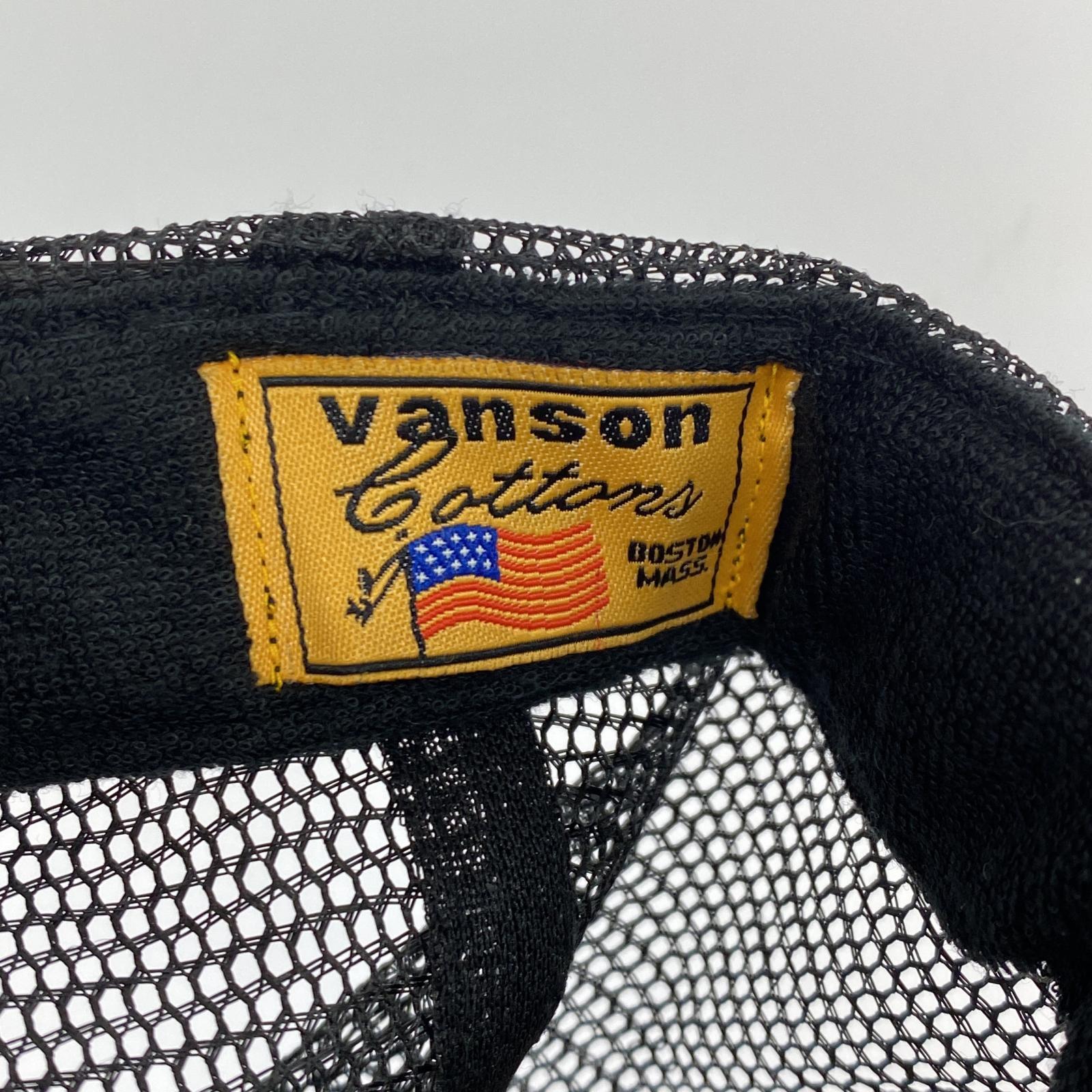 その他帽子 VANSON メッシュキャップ BLK ブラック