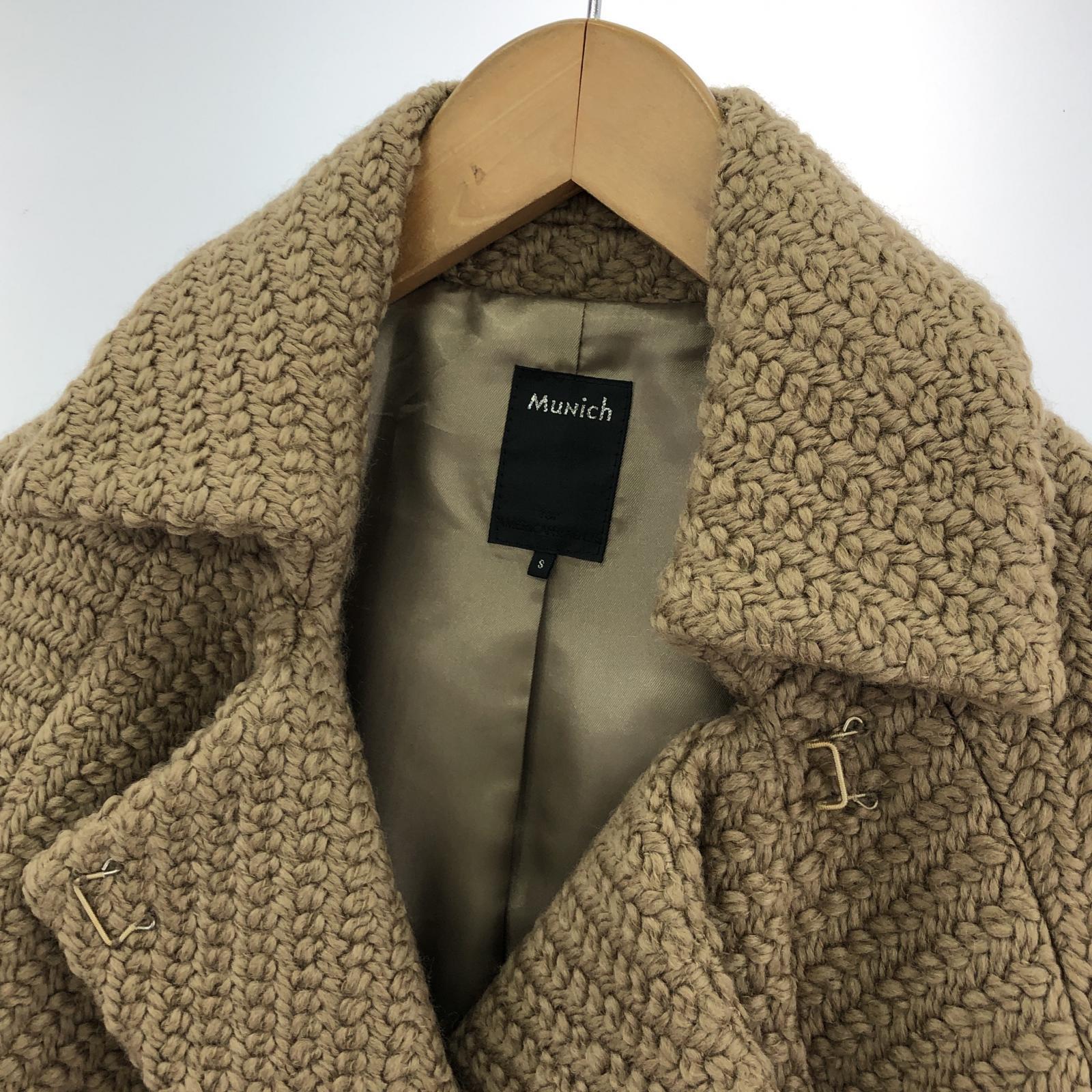 その他アウター Munich×AMERICAN RAG CIE バレルシルエットコート MN132C03 (S) S ブラウン