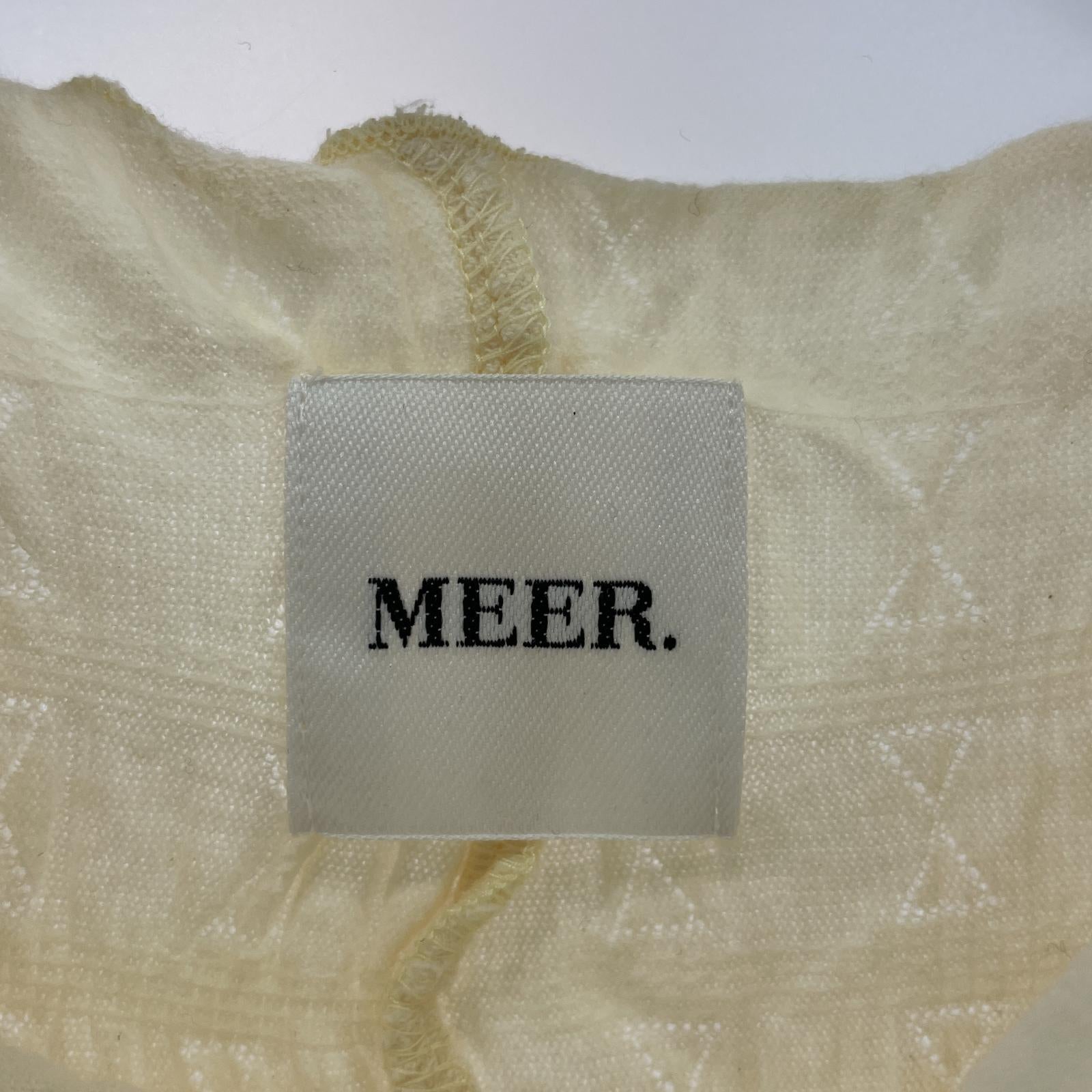 ワンピース MEER. シャーリングワンピース 23SS ベージュ