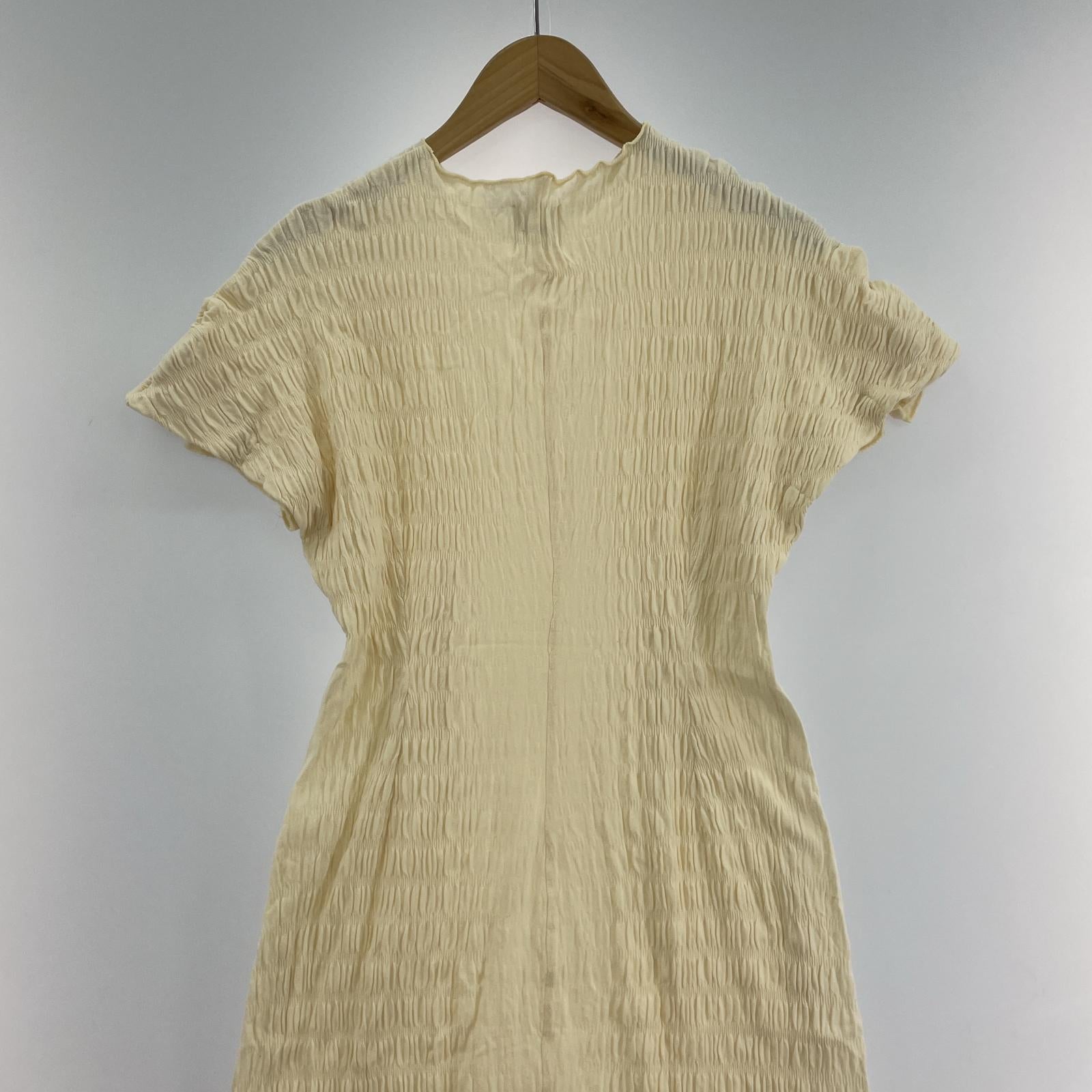 ワンピース MEER. シャーリングワンピース 23SS ベージュ