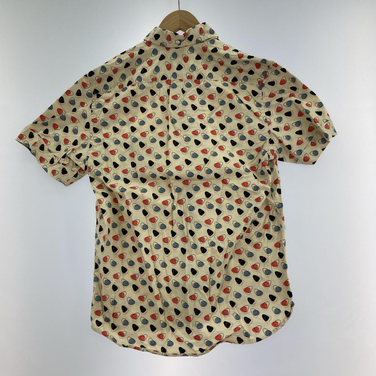長袖シャツ KENNINGTON 半袖柄シャツ (M) ベージュ M ベージュ