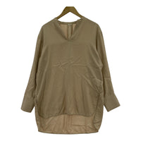 その他トップス IENA Cu/PE ロングシャツブラウス FREE 2 ベージュ