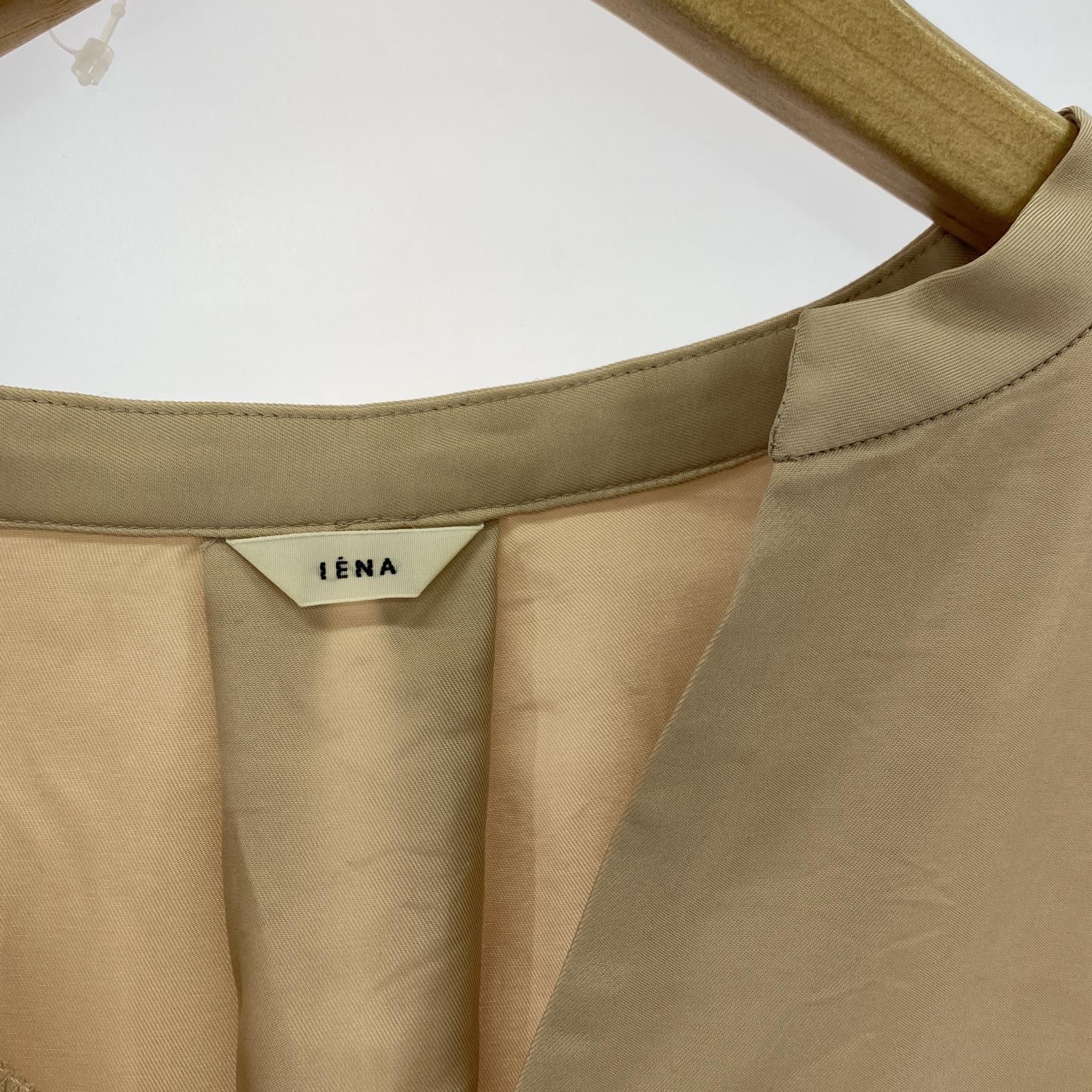 その他トップス IENA Cu/PE ロングシャツブラウス FREE 2 ベージュ