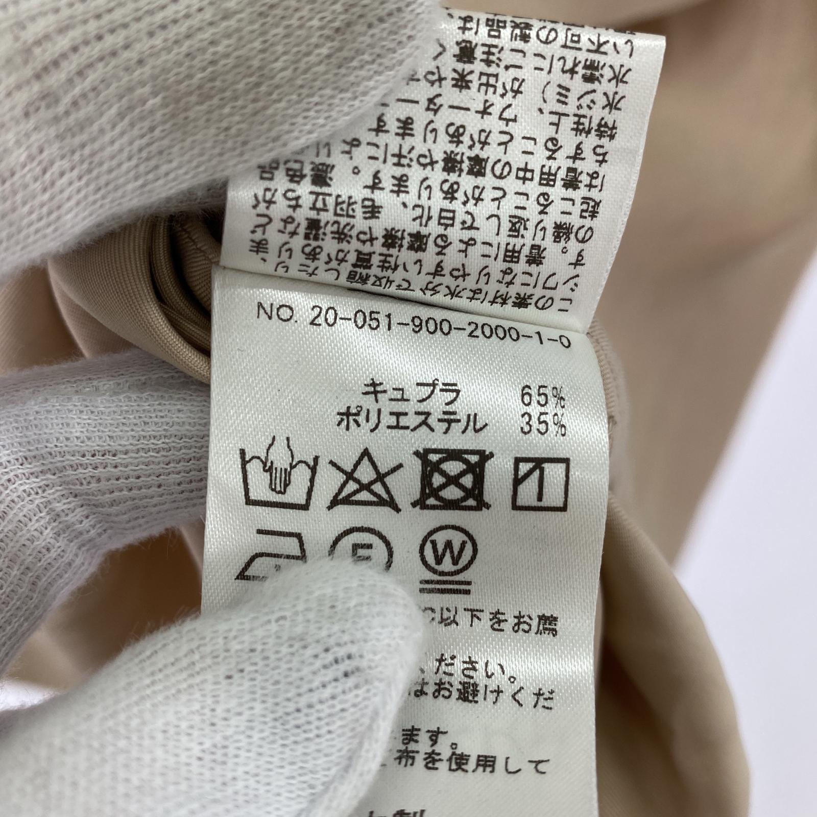 その他トップス IENA Cu/PE ロングシャツブラウス FREE 2 ベージュ