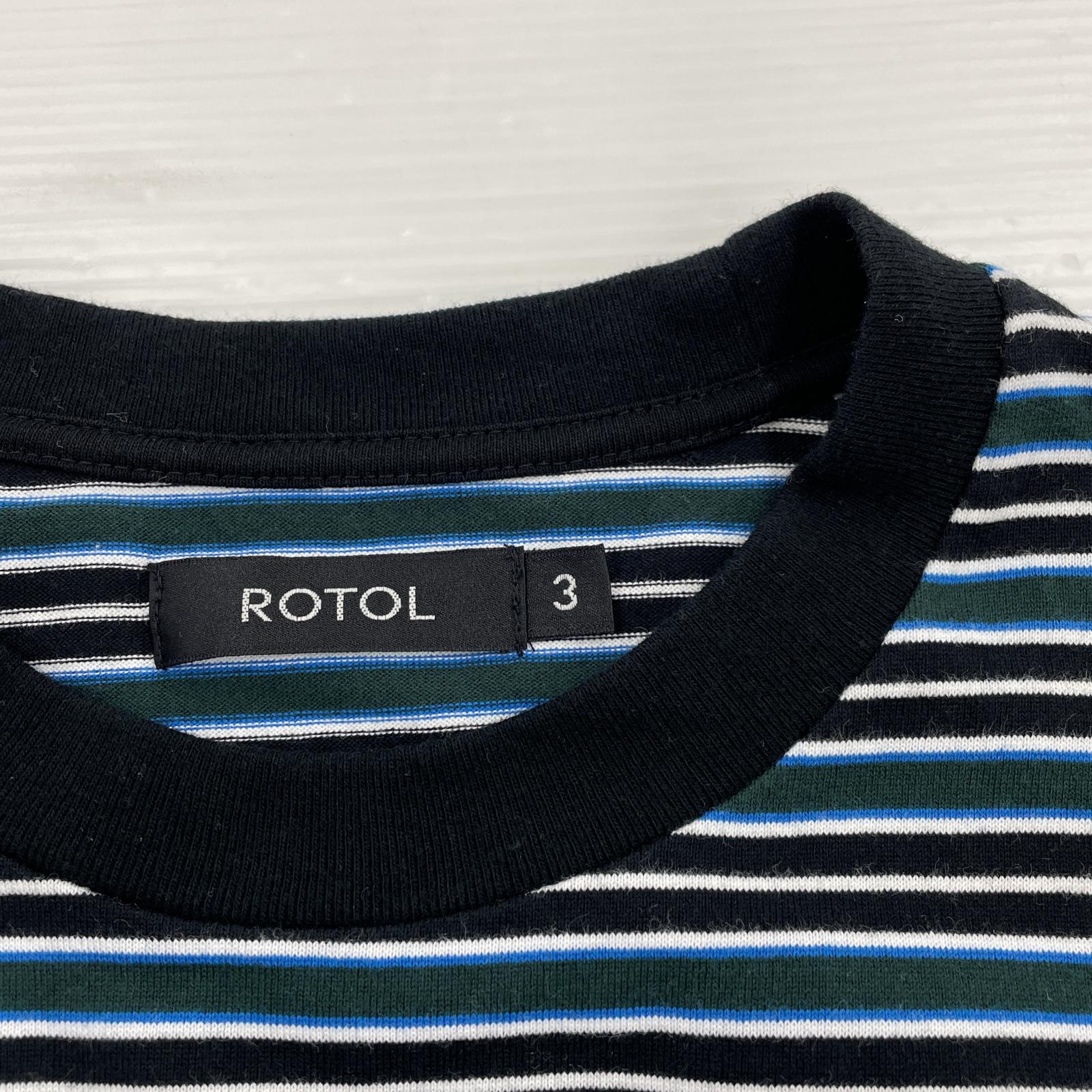 その他トップス ROTOL TWIST TEE S/SボーダーTee 3