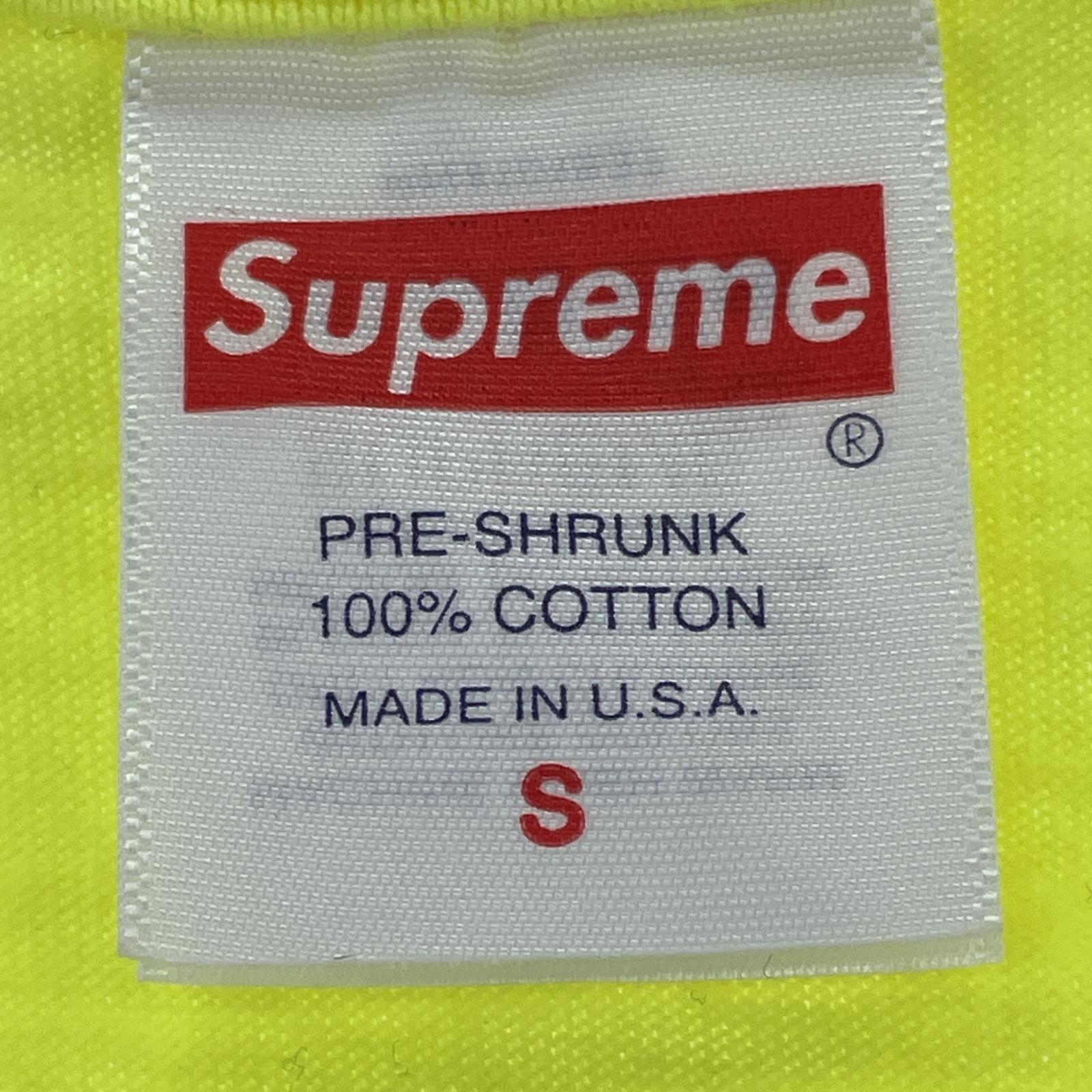 その他トップス Supreme 24SS Paris Tee Fluorescent Yellow(S) S