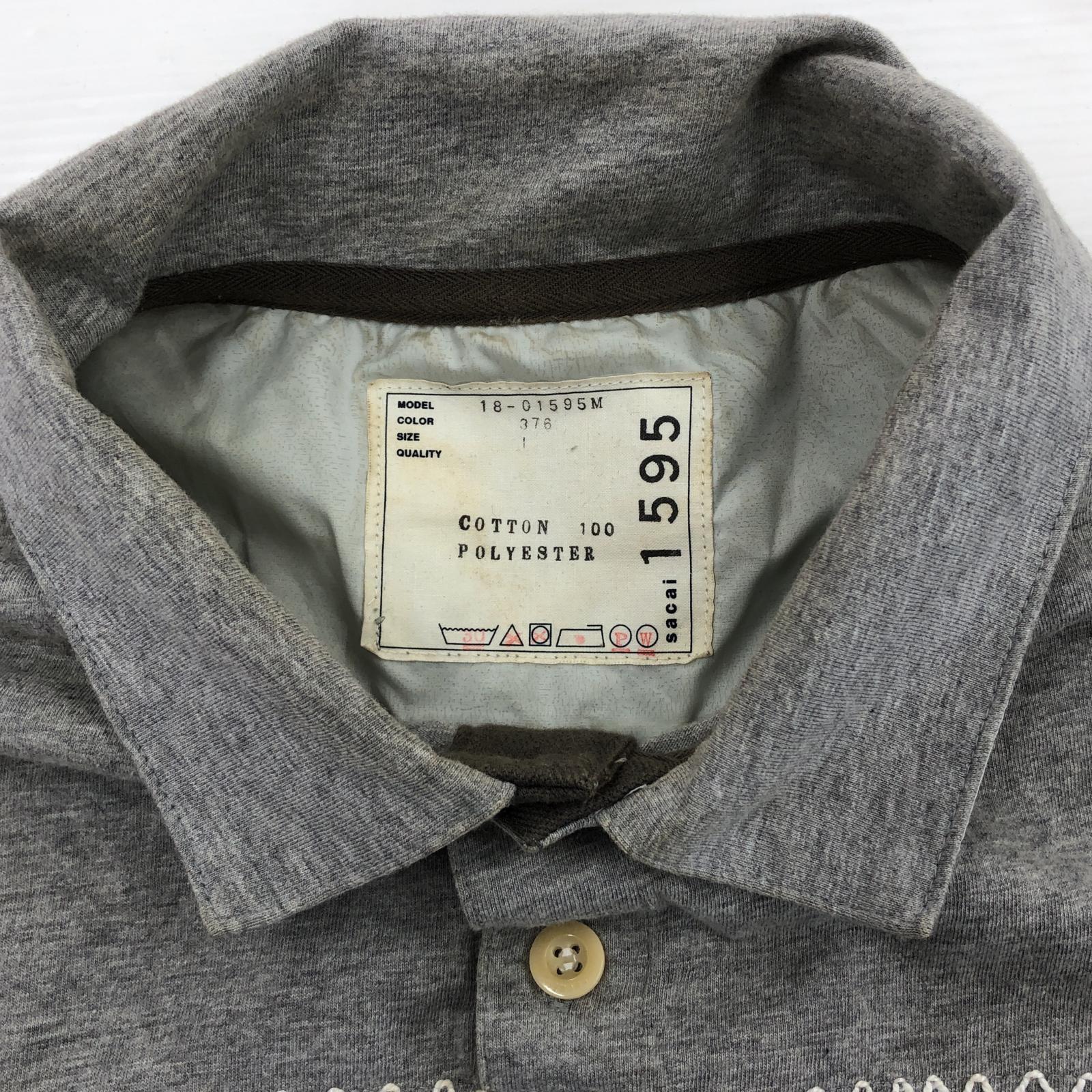 その他トップス Sacai S/Sポロシャツ S 1 グレー