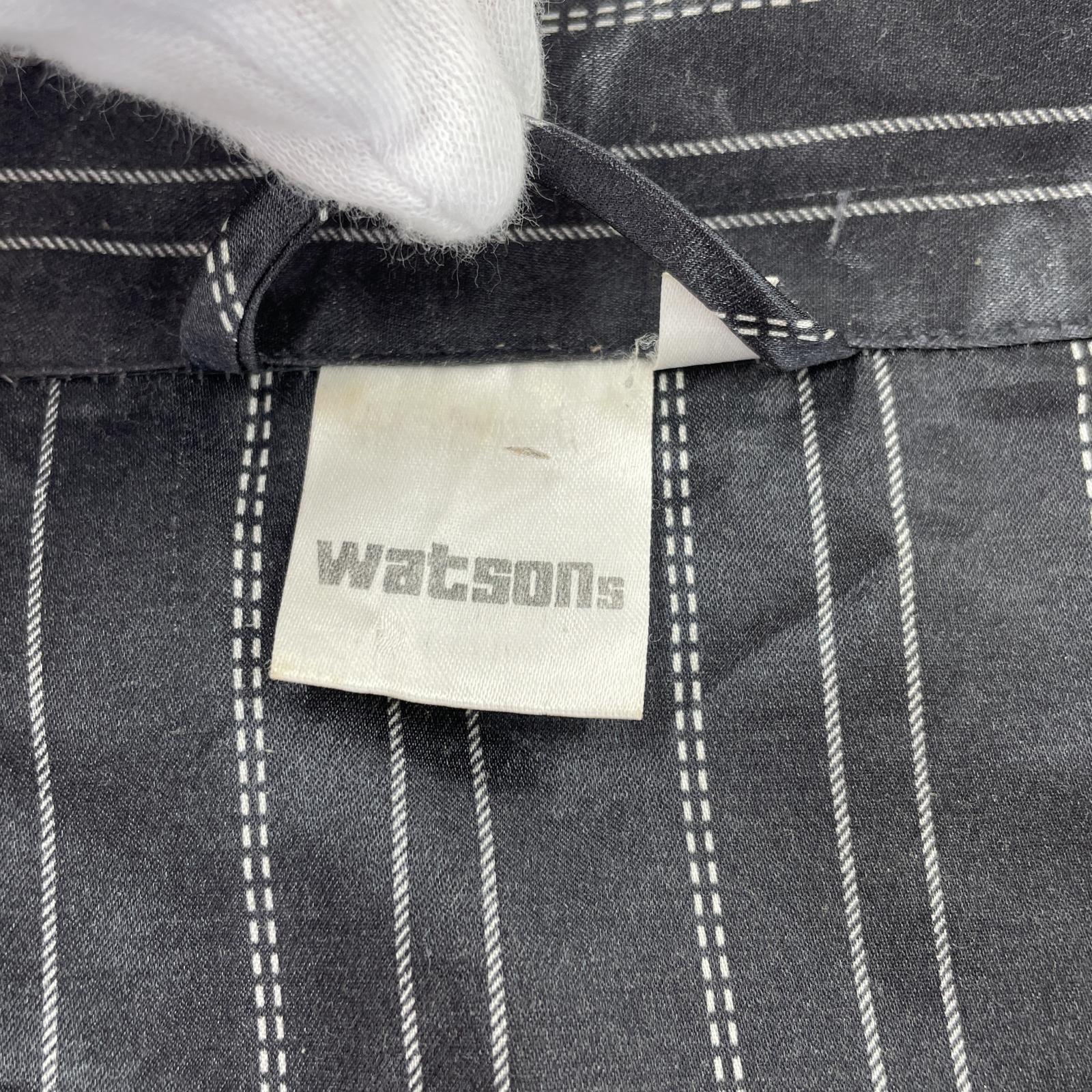 長袖シャツ OLD watsons L/S ストライプシャツ M