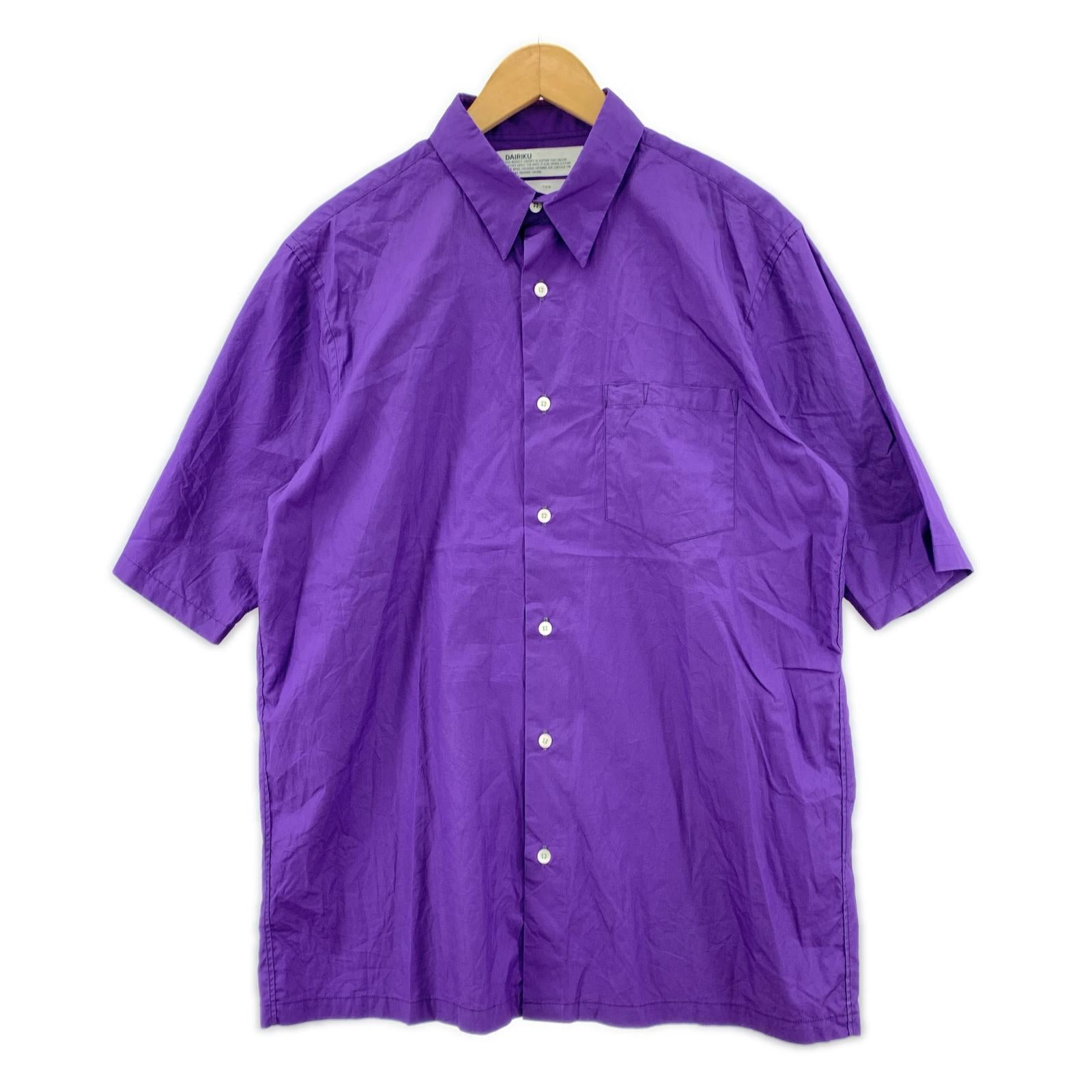 長袖シャツ DAIRIKU 22SS Boy meets Girl S- L パープル