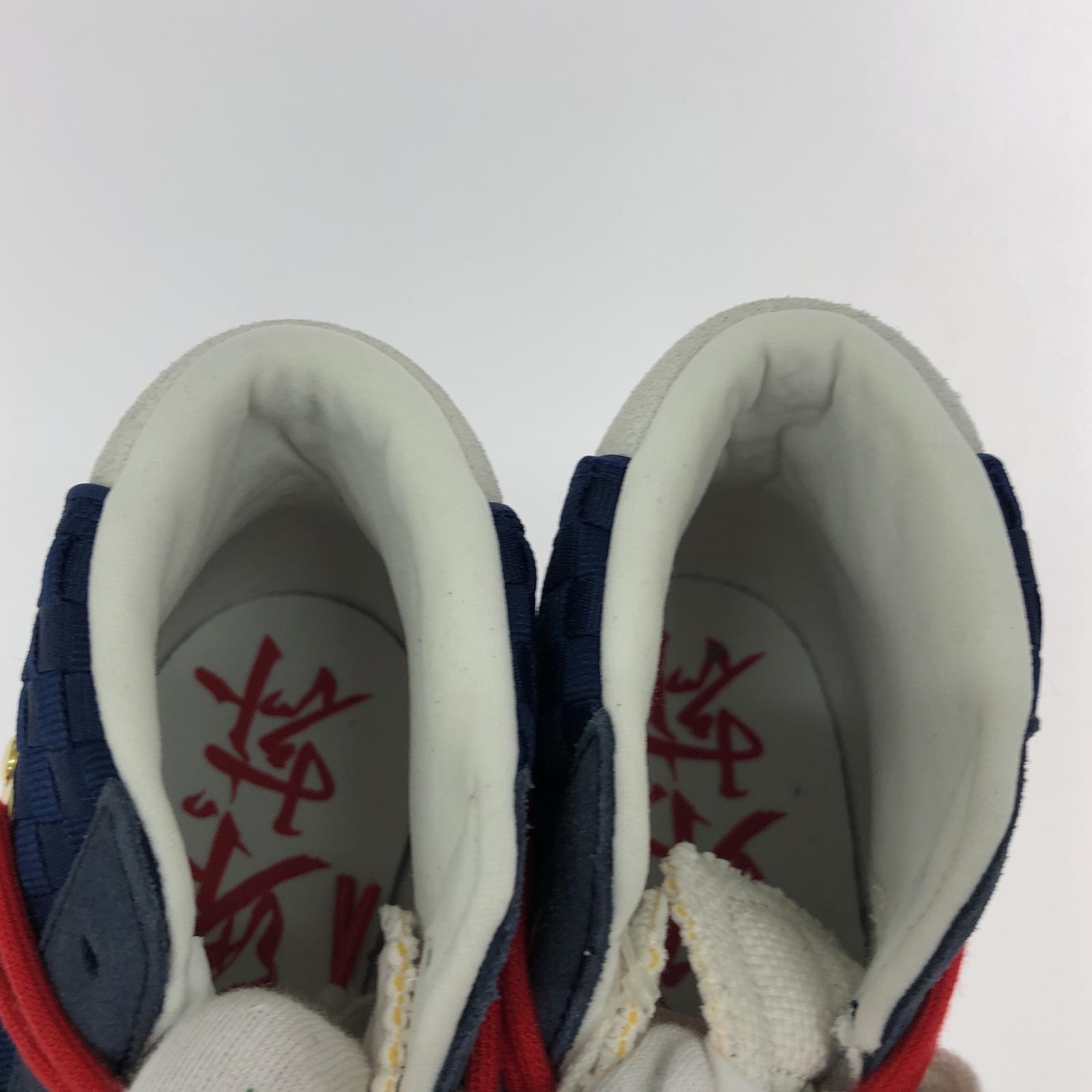 スニーカー NIKE BLAZER MID 77 SASHIKO NAVY 27.5cm (US9 1/2 UK9 EU45) ネイビー