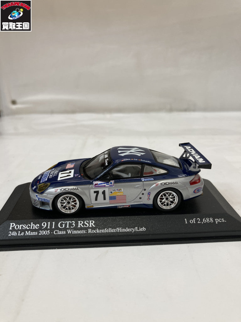 ミニチャンプス 1/43 ポルシェ 911 GT3 RS T2M スケールカー