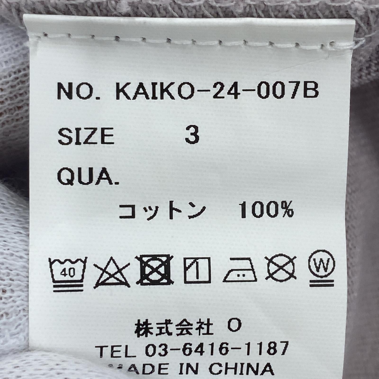 その他トップス KAIKO ALTERNATIVE FADED S/Stee 3 グレー