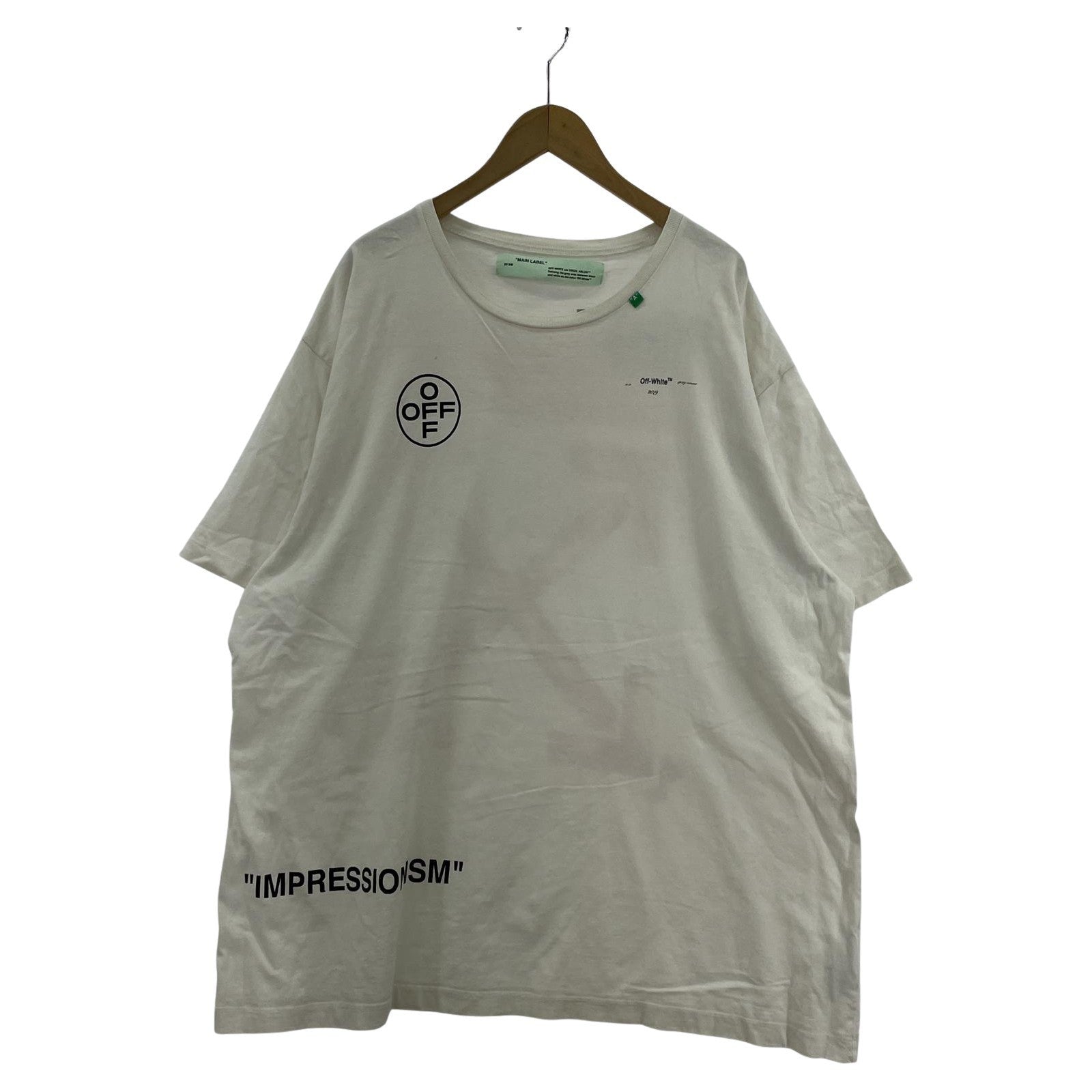 その他トップス OFF-WHITE 19SS S/S STENCIL OVE ホワイト