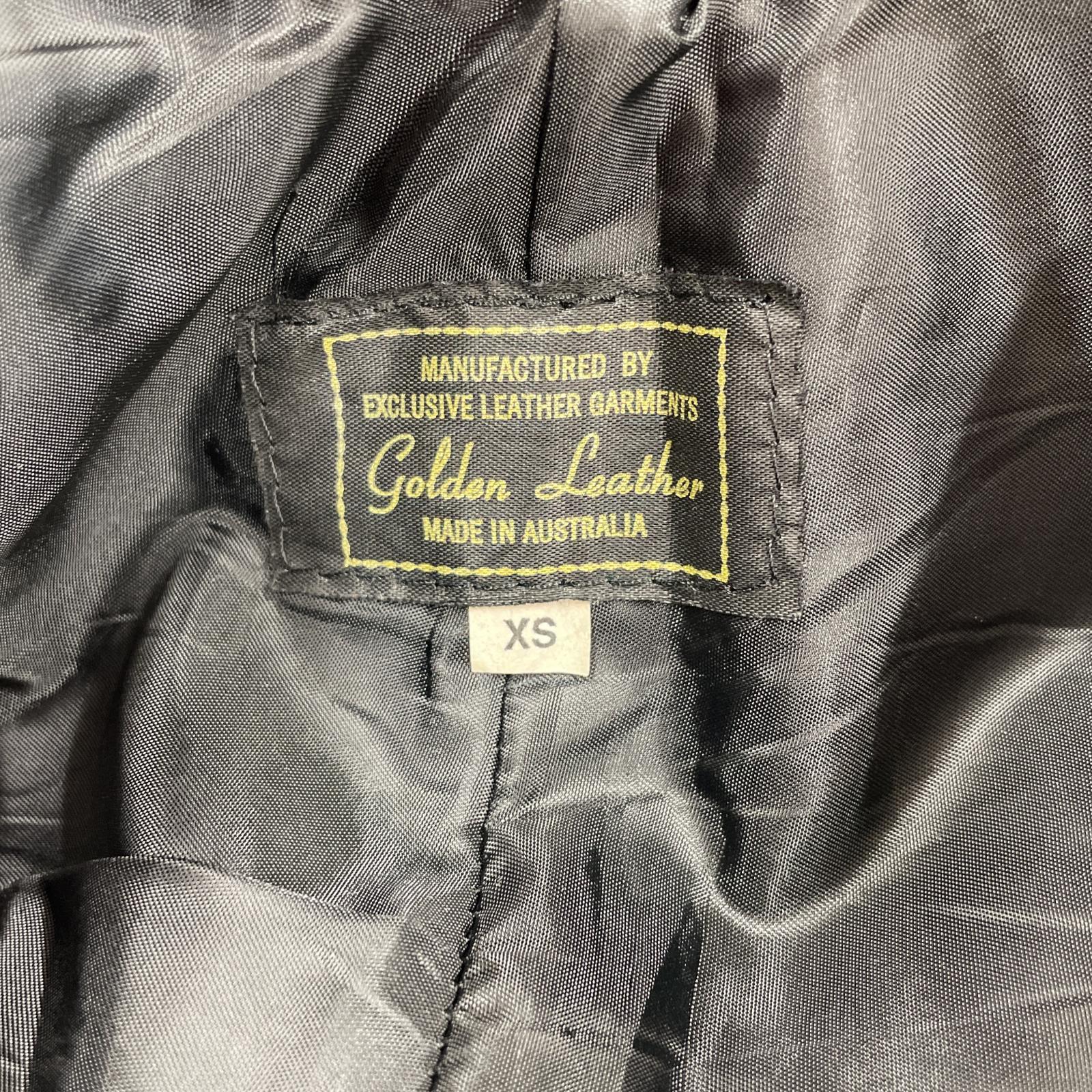 その他ボトムス OLD GOLDEN LEATHER フレアレザーパンツ W26 SS ブラック