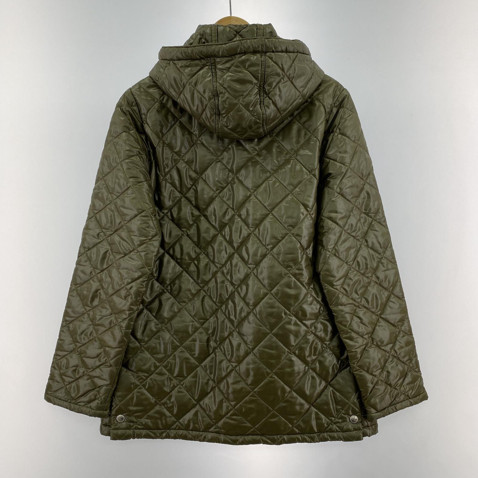 その他アウター Traditional Weatherwear キルティングフーディジャケット 38 グリーン