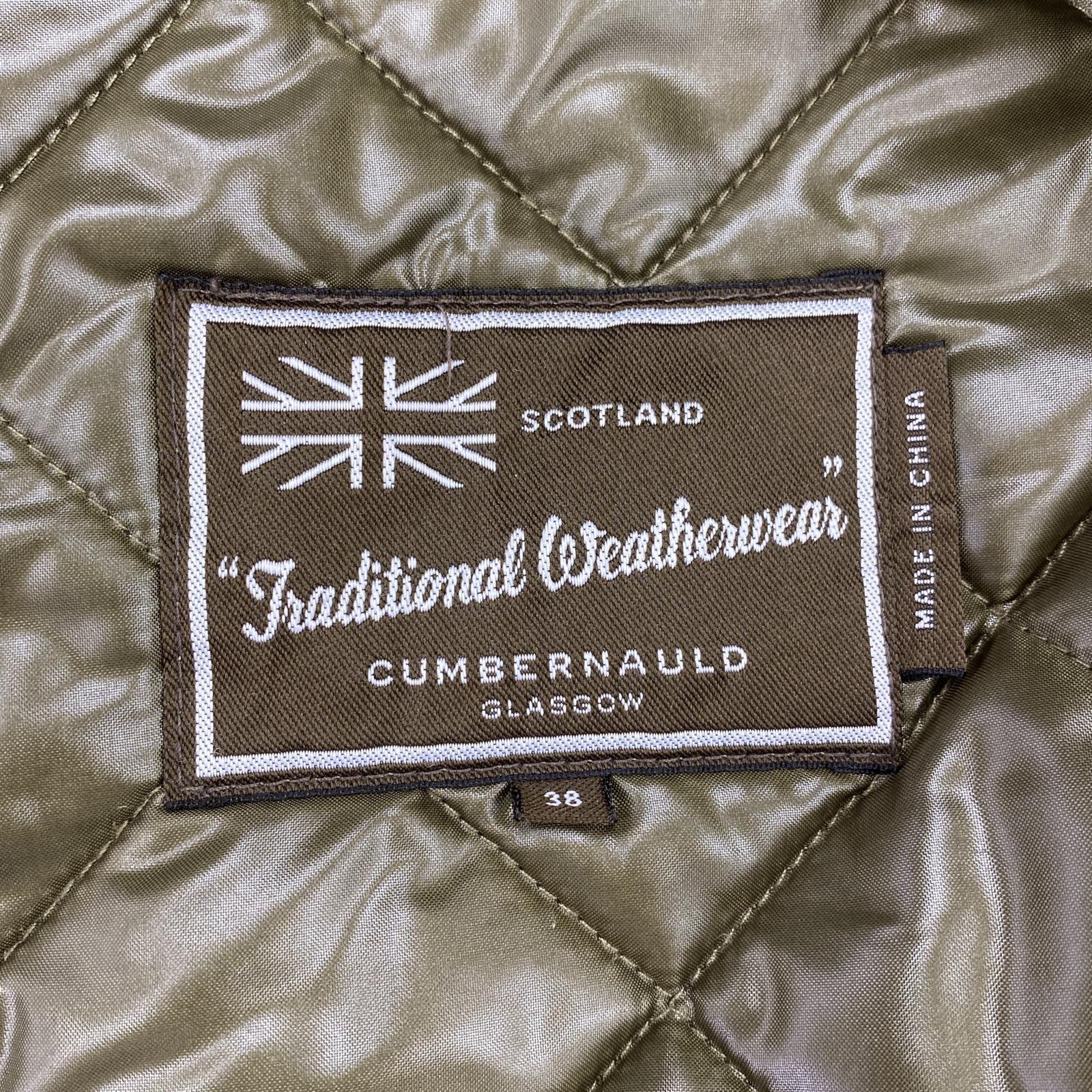 その他アウター Traditional Weatherwear キルティングフーディジャケット 38 グリーン