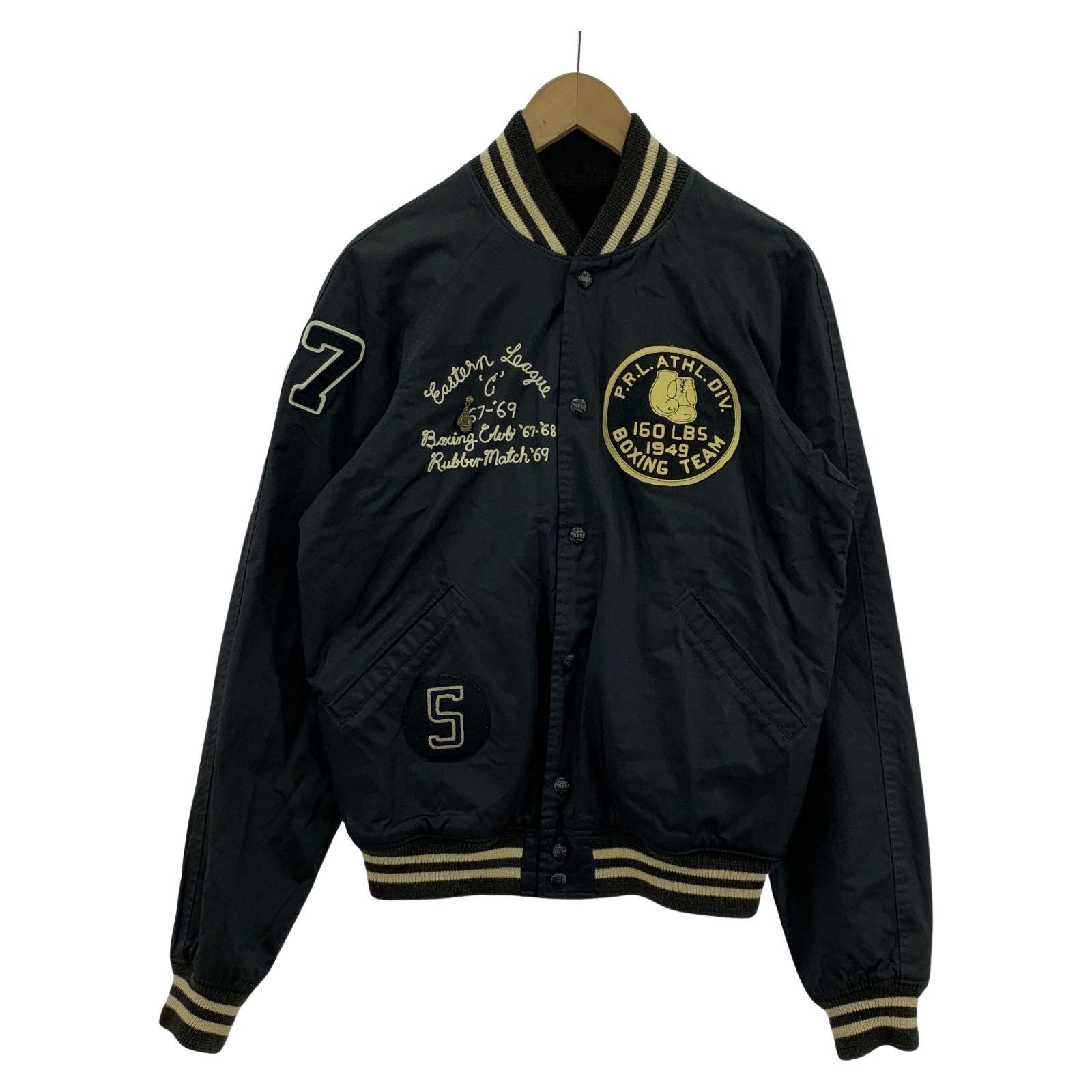 その他アウター POLO RALPH LAUREN リバーシブルスタジャン 黒 S ブラック