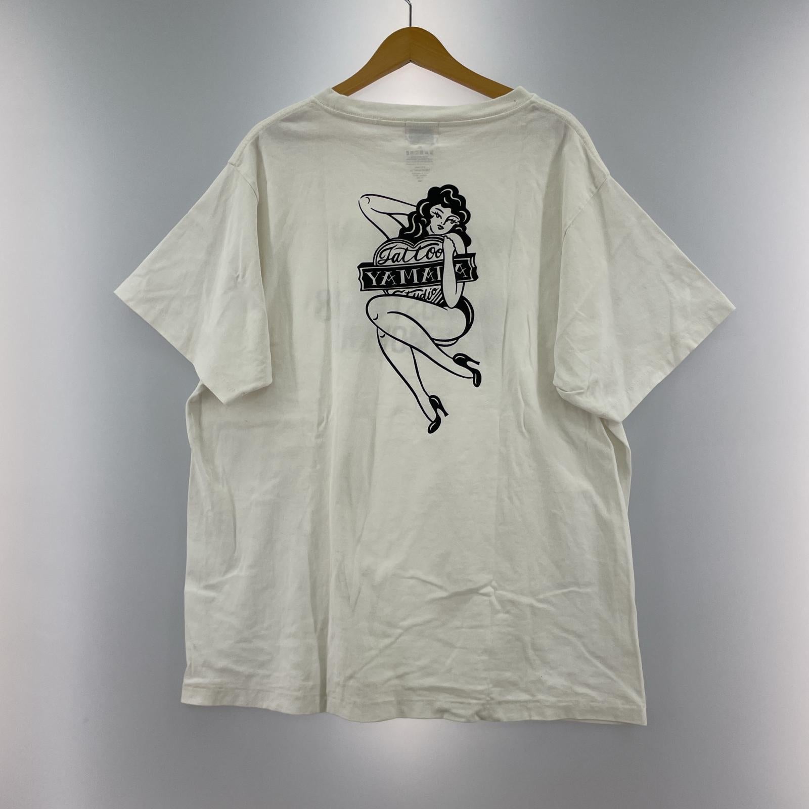 その他トップス TATTOO YAMADA STUDIO PINUP GIR ホワイト