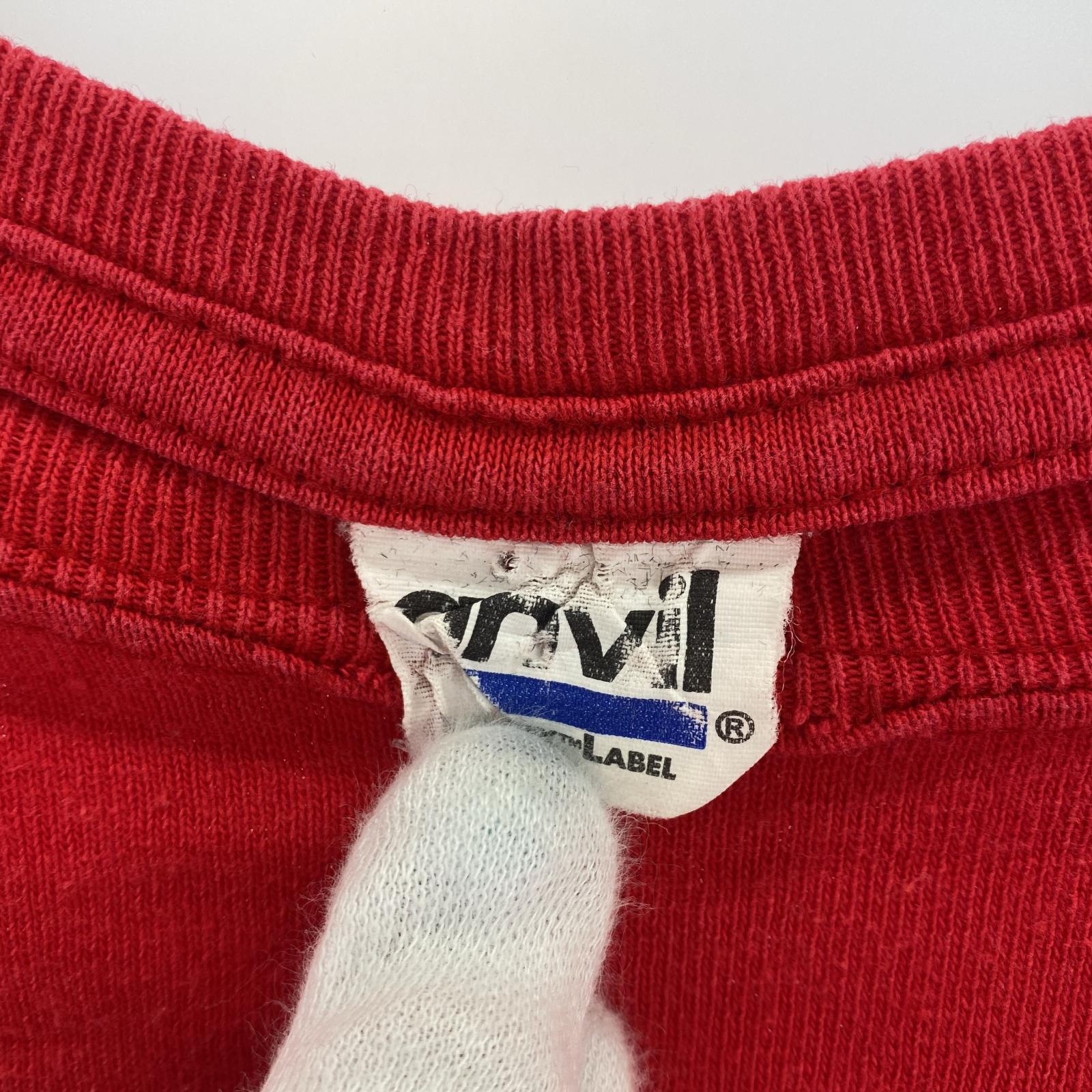 その他トップス 00s LAS VEGAS プリントTee 2X レッド レッド